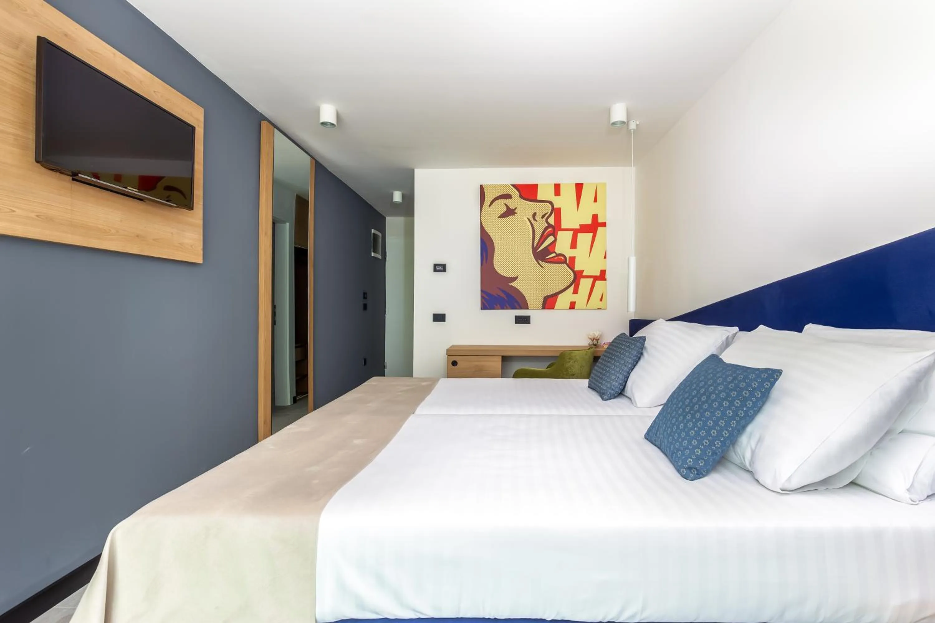 Bedroom, Bed in Holiday Resort Ad Turres