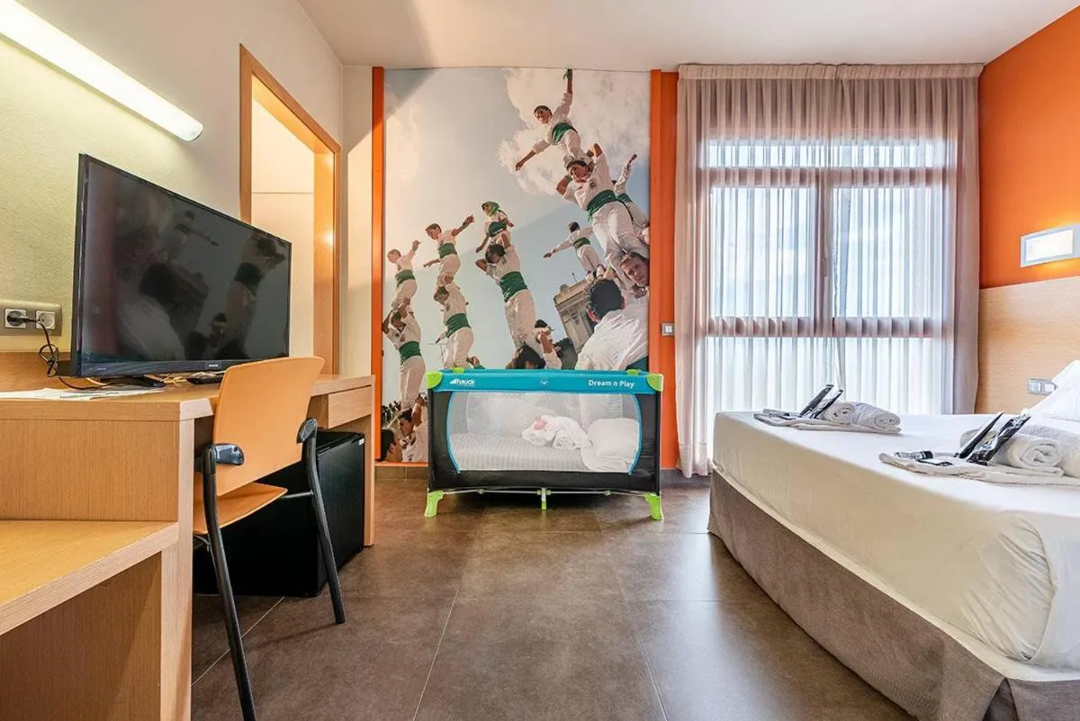 Bed in Hotel Pere III El Gran