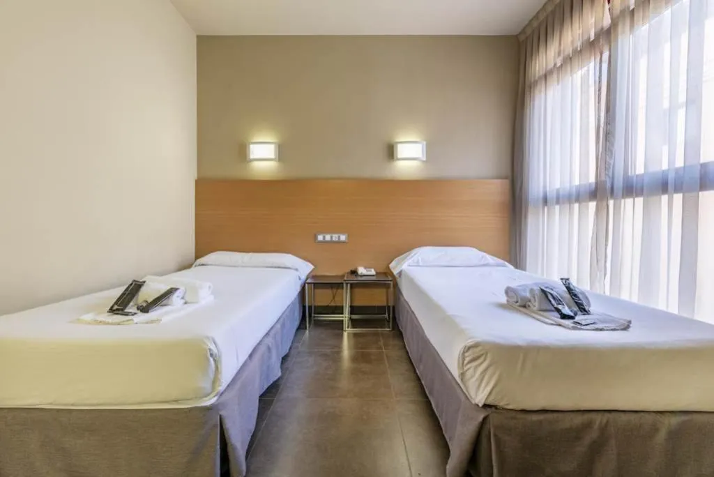 Bed in Hotel Pere III El Gran