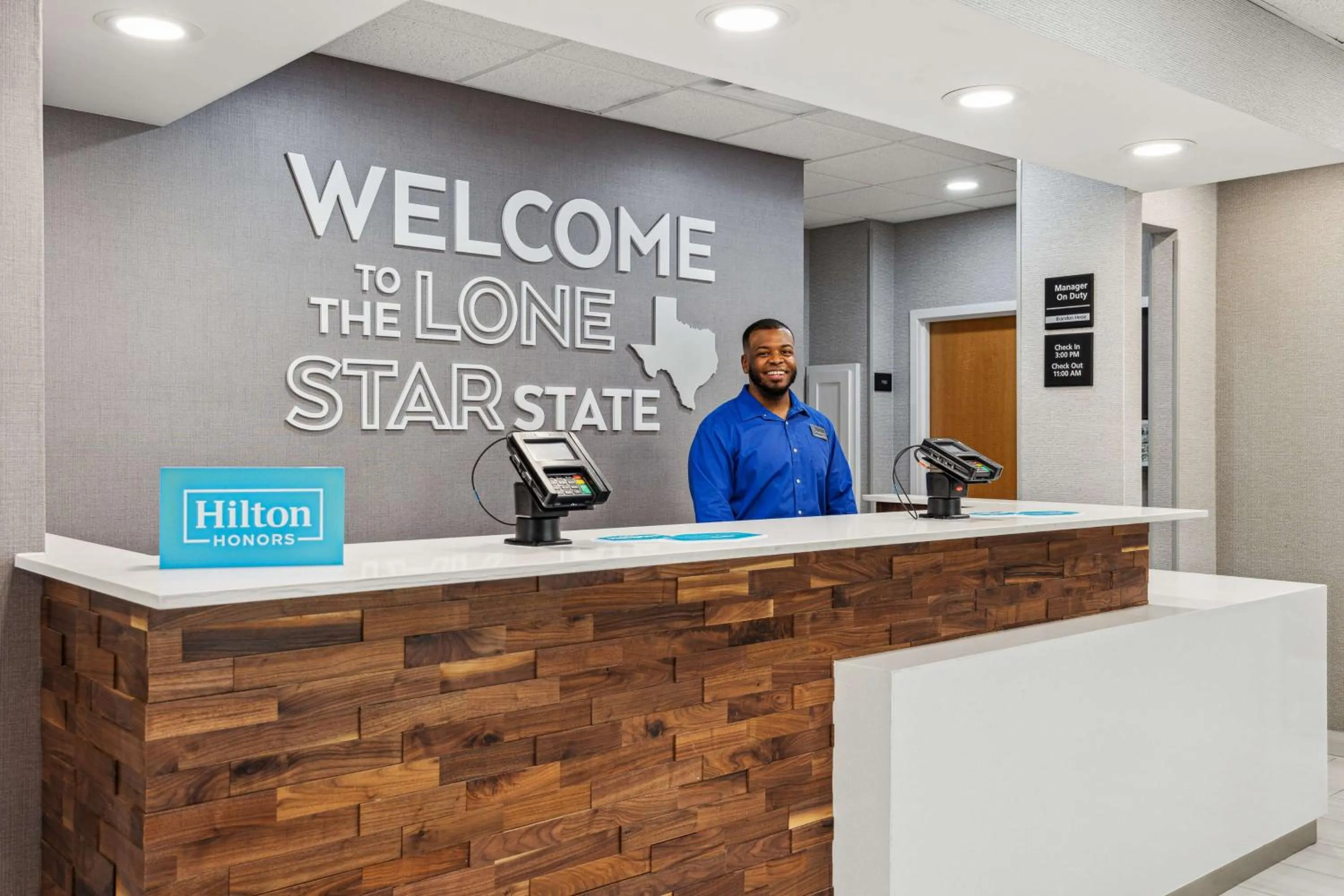 Lobby or reception in Hampton Inn - Houston/Brookhollow