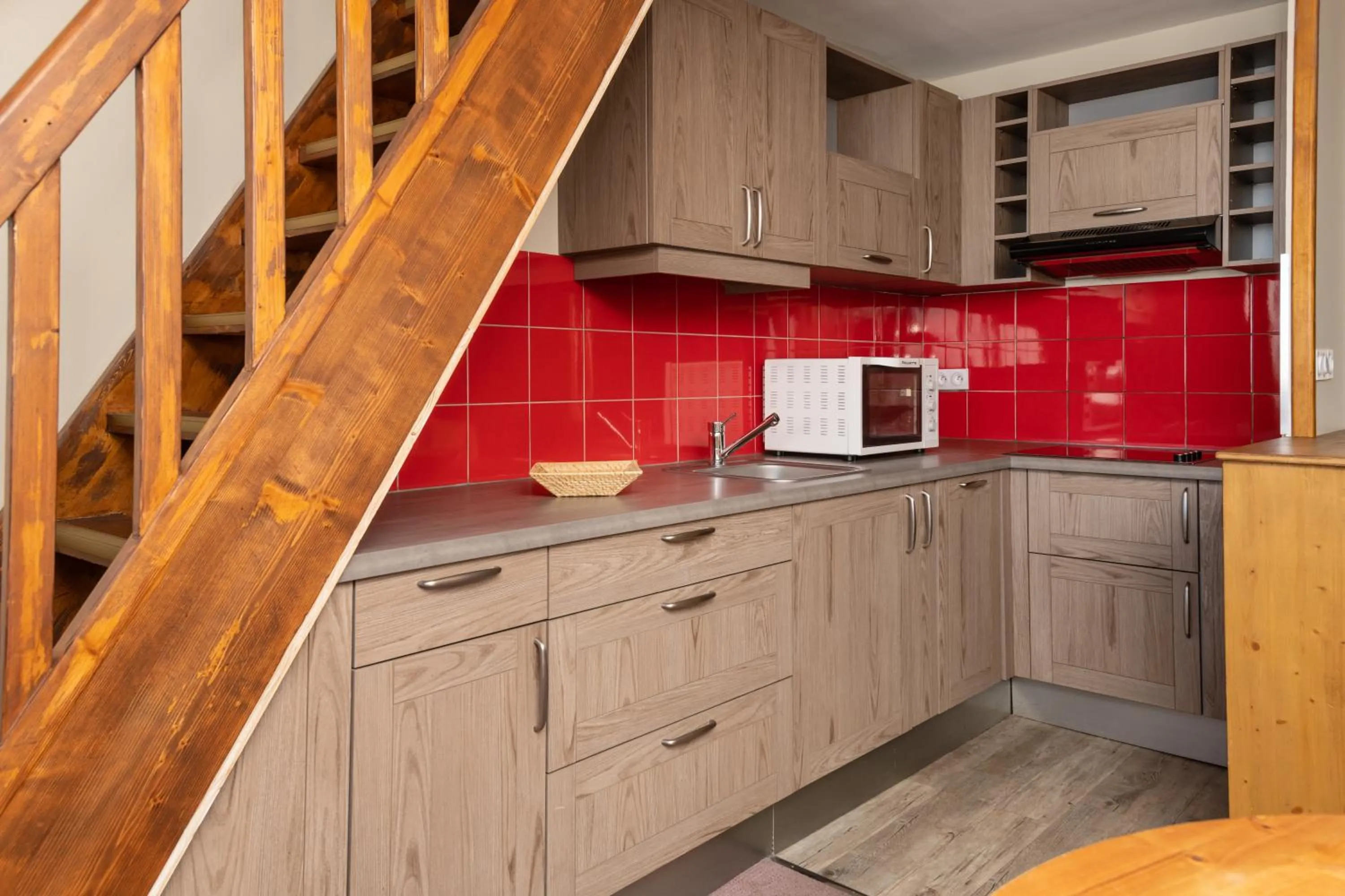 Kitchen or kitchenette in Résidence Le Chamois d'Or