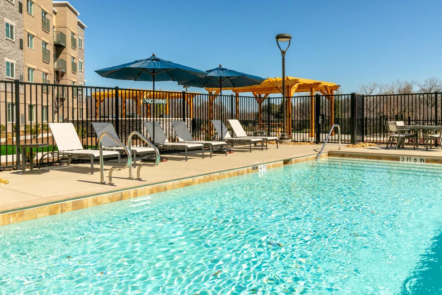 Pool view in Parks Residential-Richardson