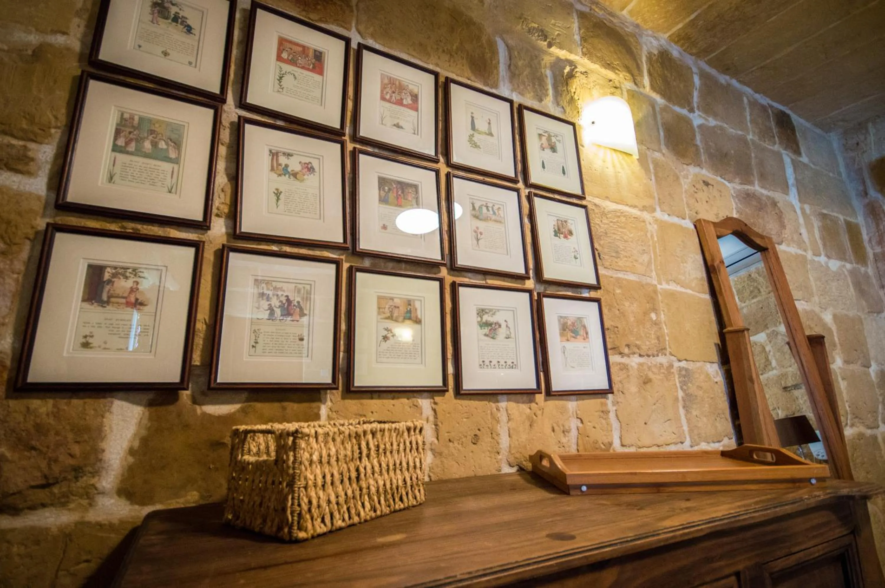 Decorative detail in The Burrow Guest House