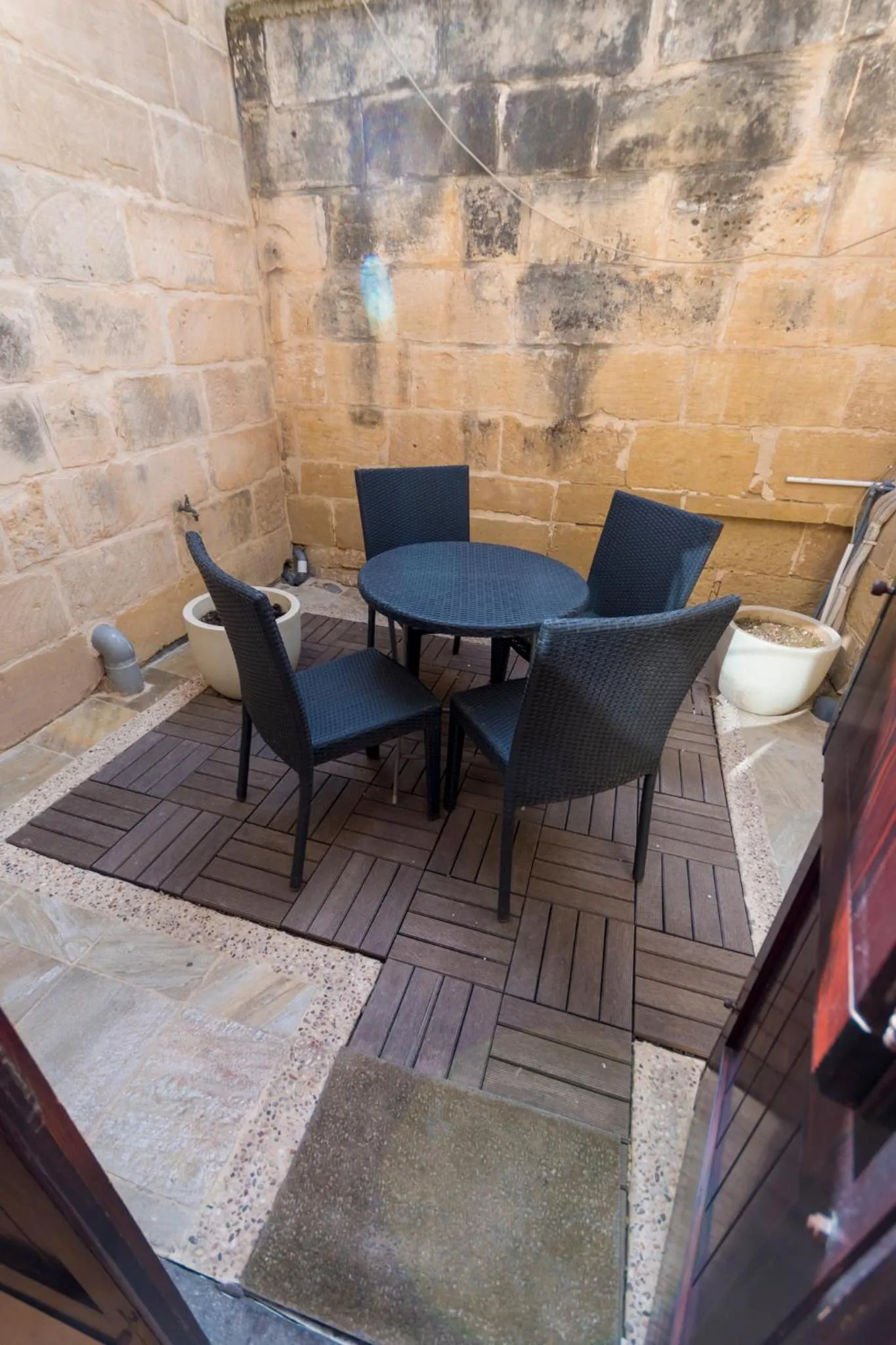Patio in The Burrow Guest House
