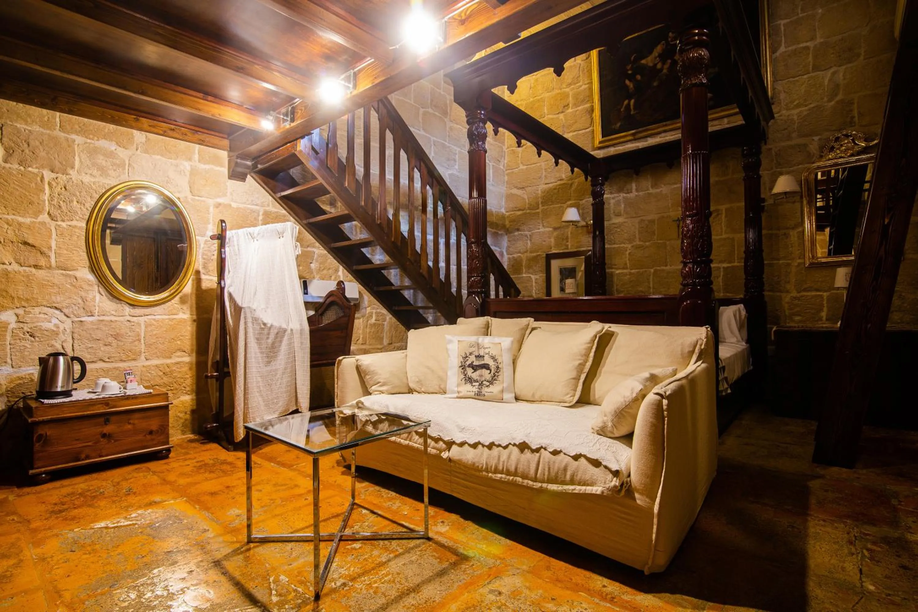 Bed in The Burrow Guest House