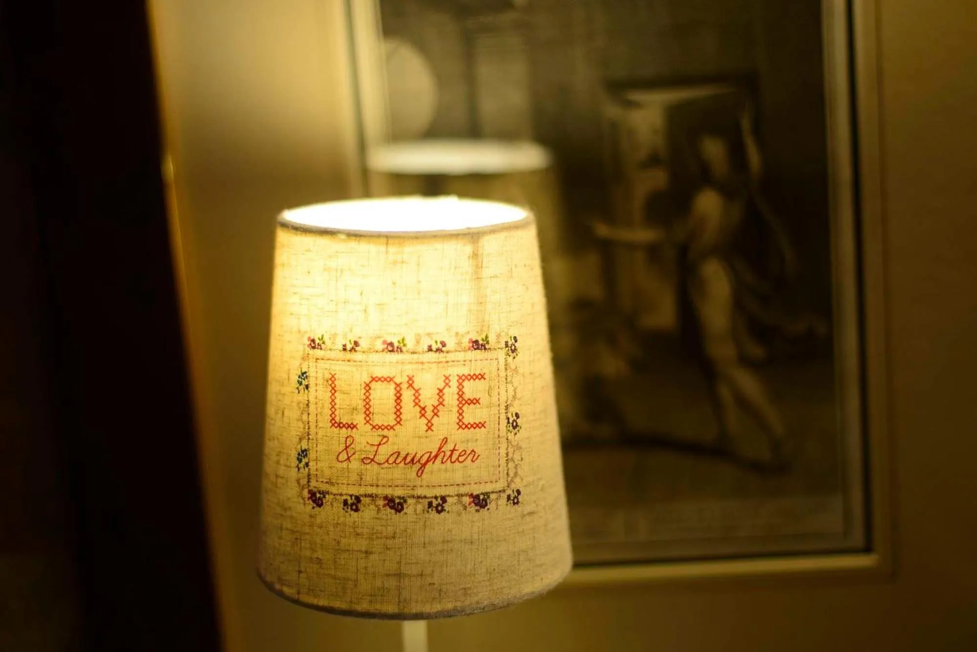 Decorative detail in The Burrow Guest House