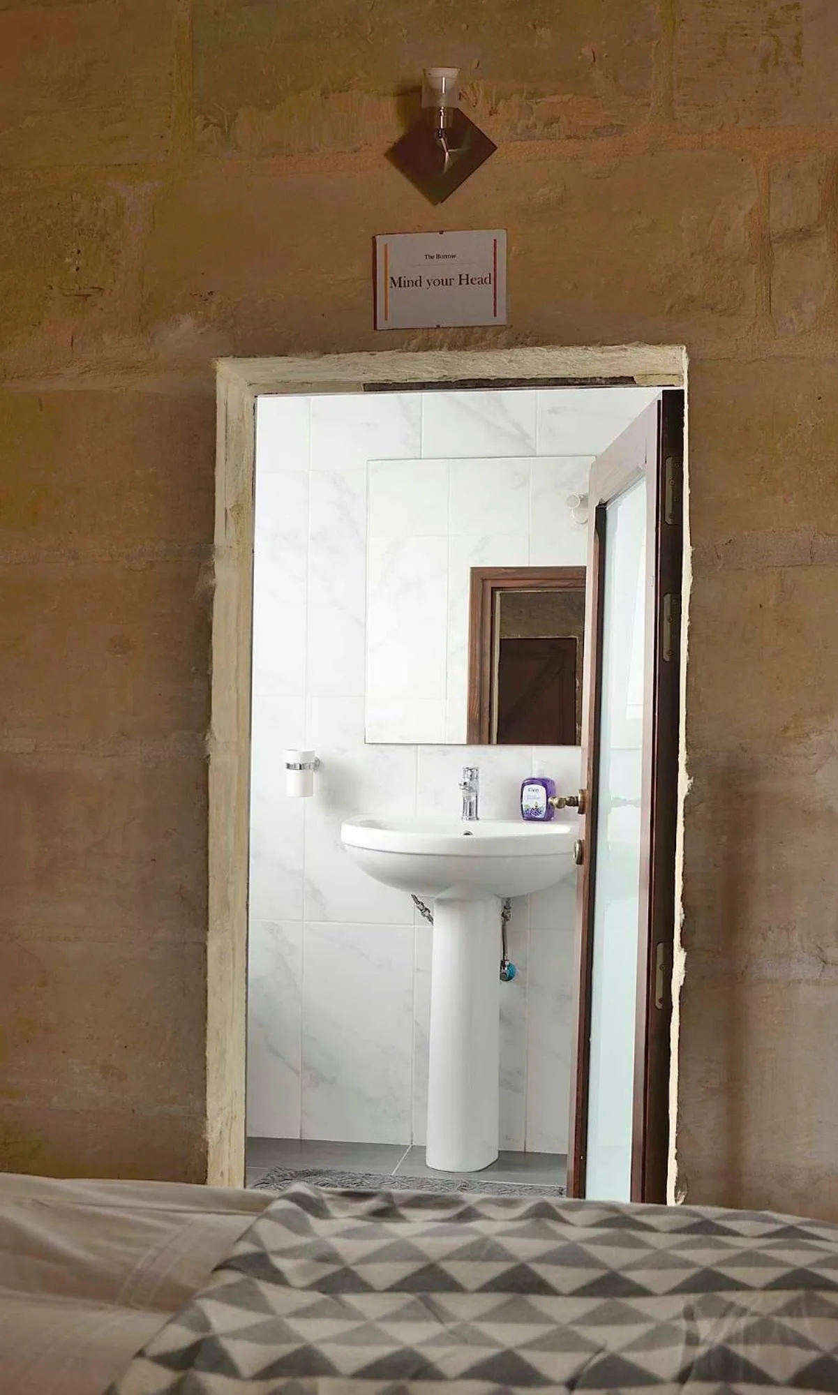 Bathroom, Bed in The Burrow Guest House