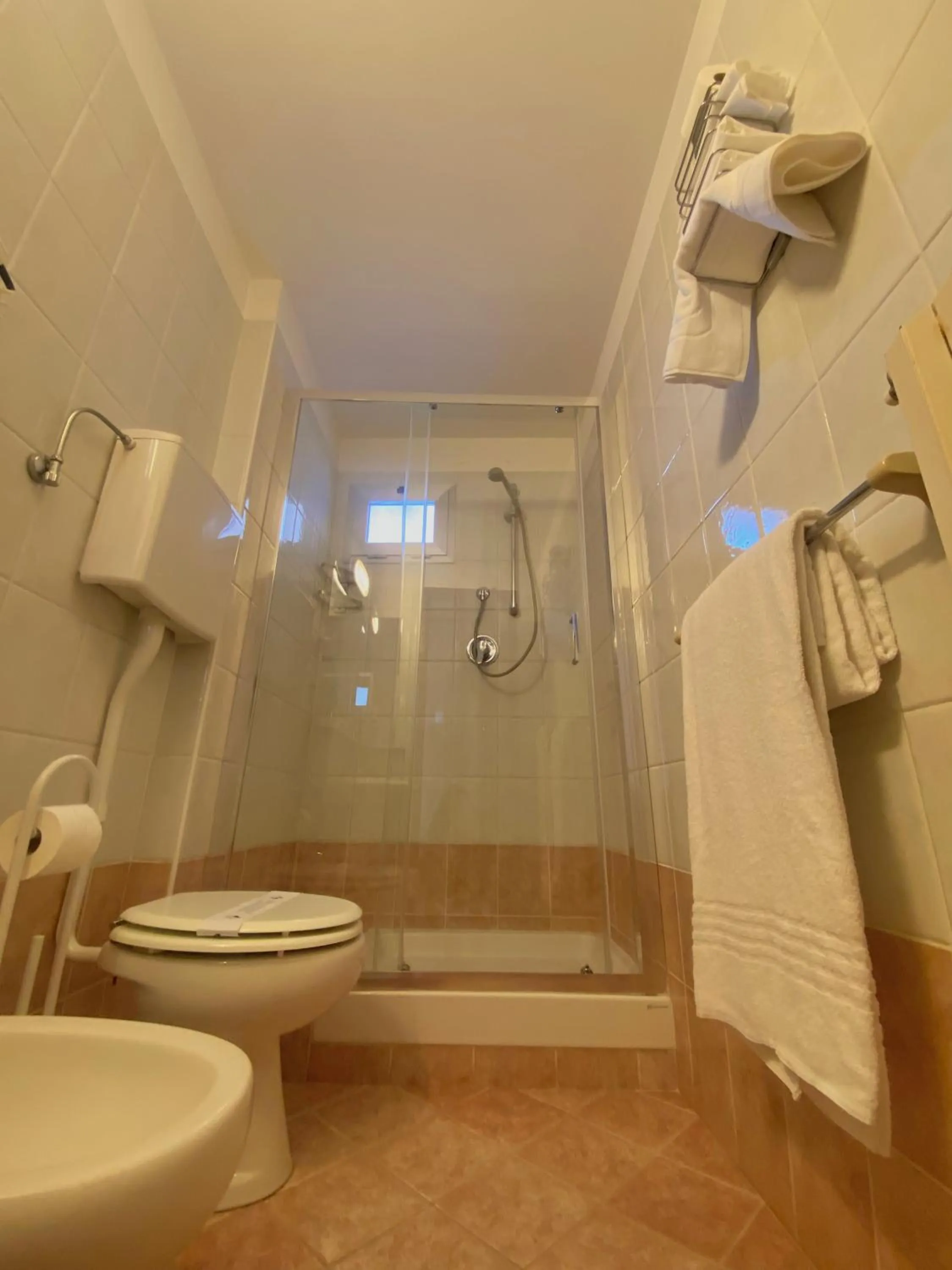 Shower in Hotel Rainero