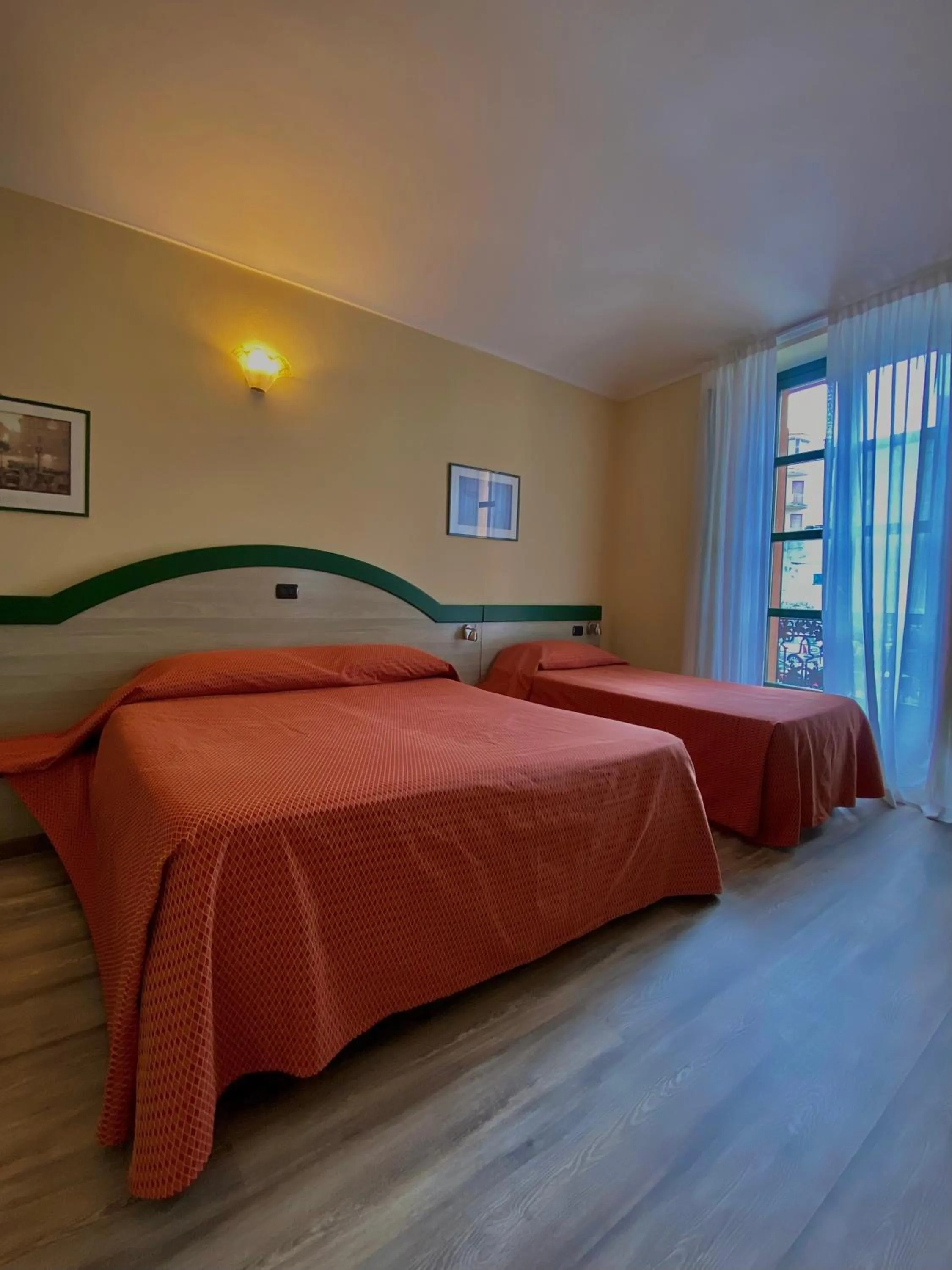 Bed in Hotel Rainero