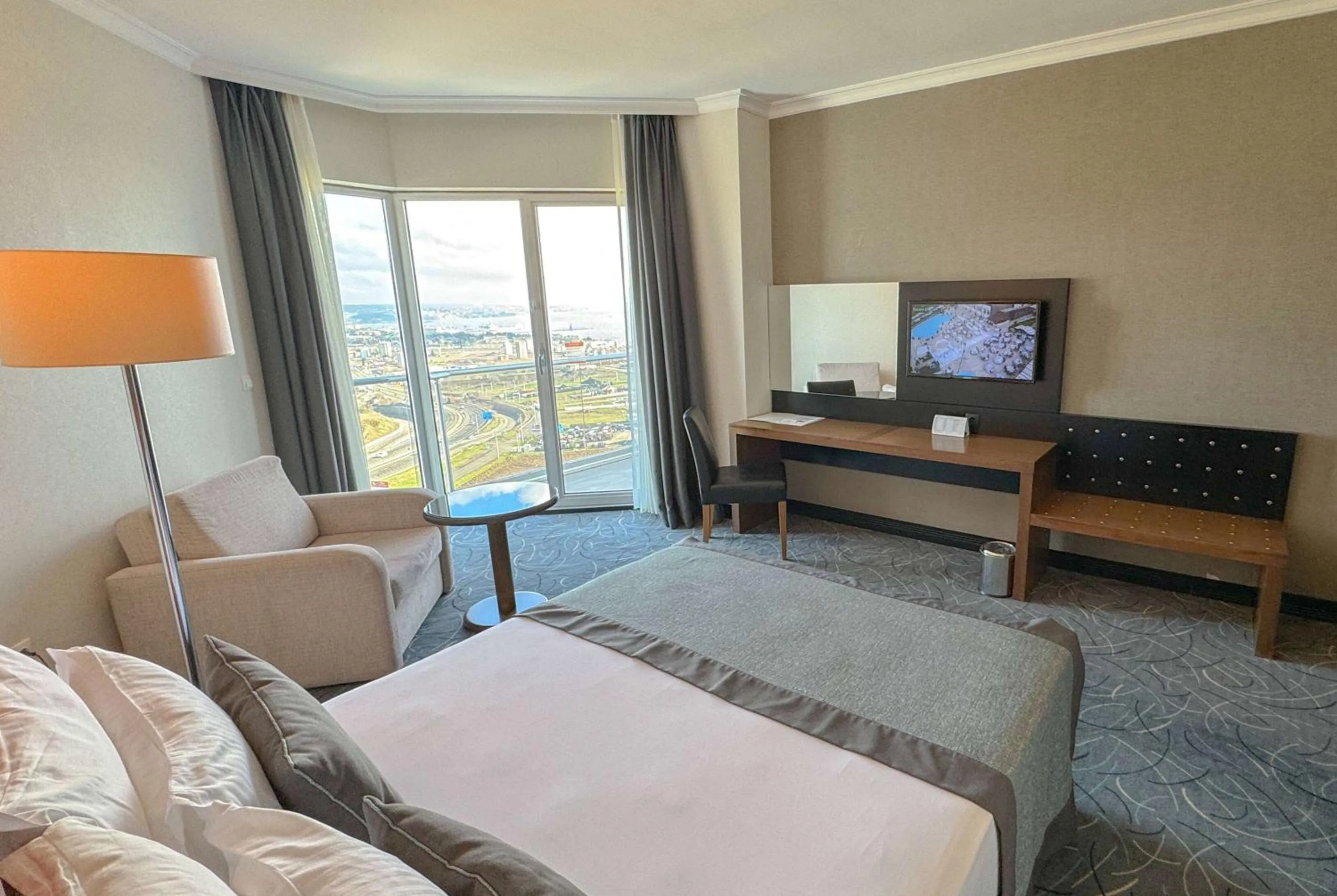 Family Room with Sea and City View - Non-Smoking in Ramada by Wyndham Tekirdağ