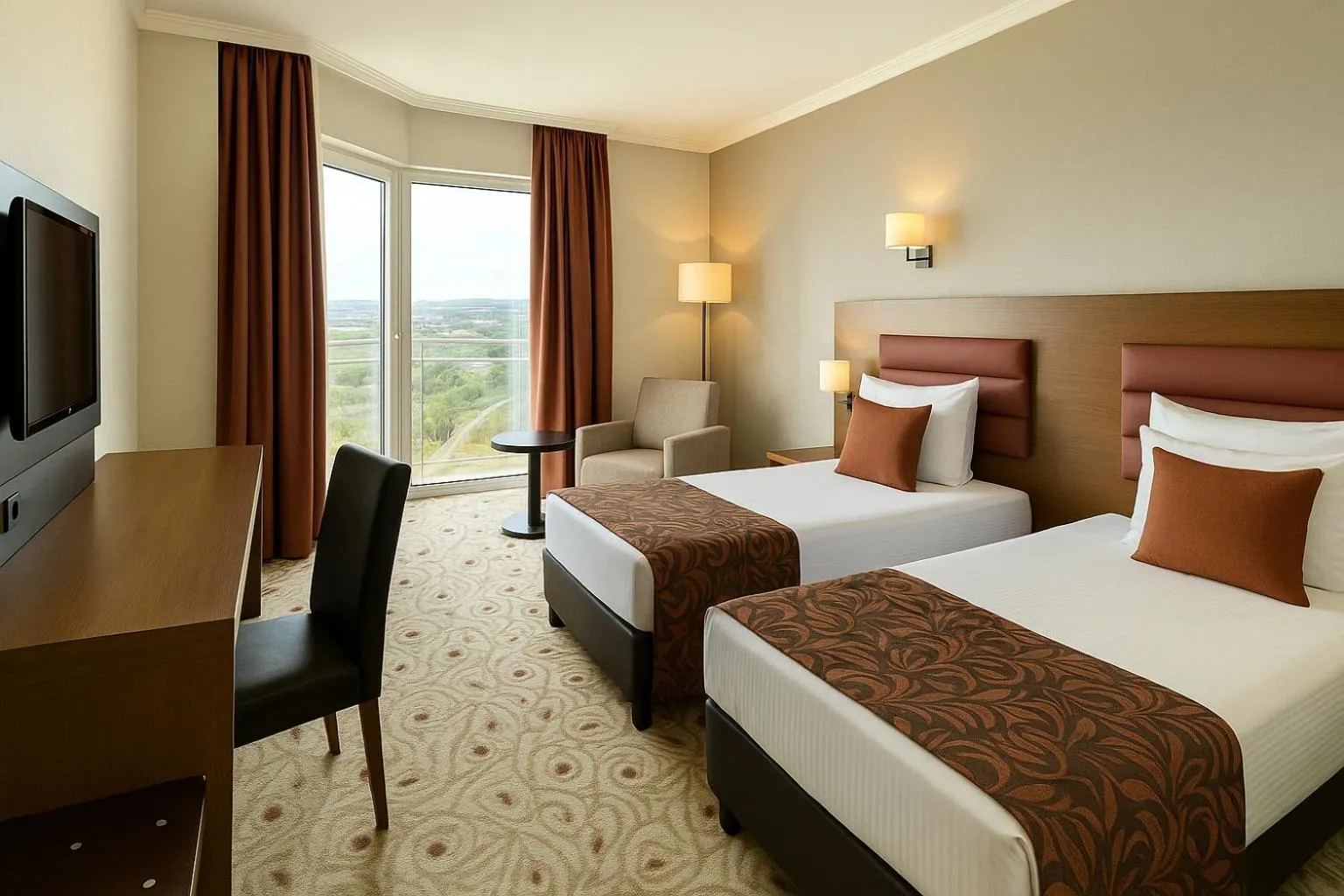 Bedroom, Bed in Ramada by Wyndham Tekirdağ