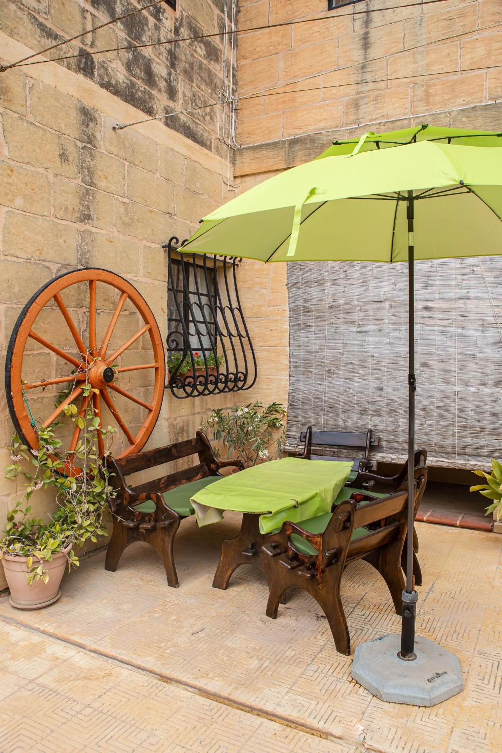 Garden in Ta' Bertu Host Family Bed & Breakfast