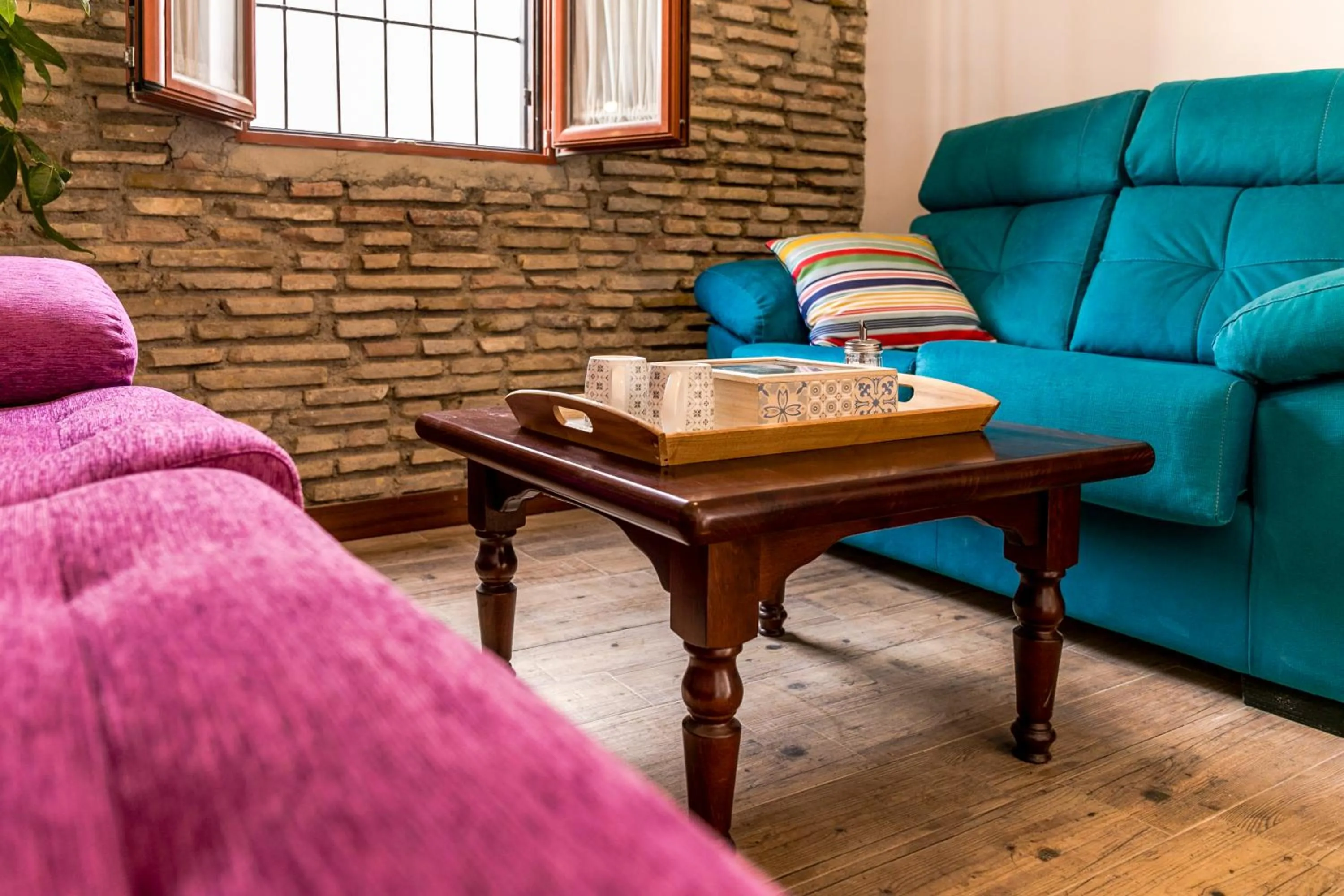 Seating area in Casa Po