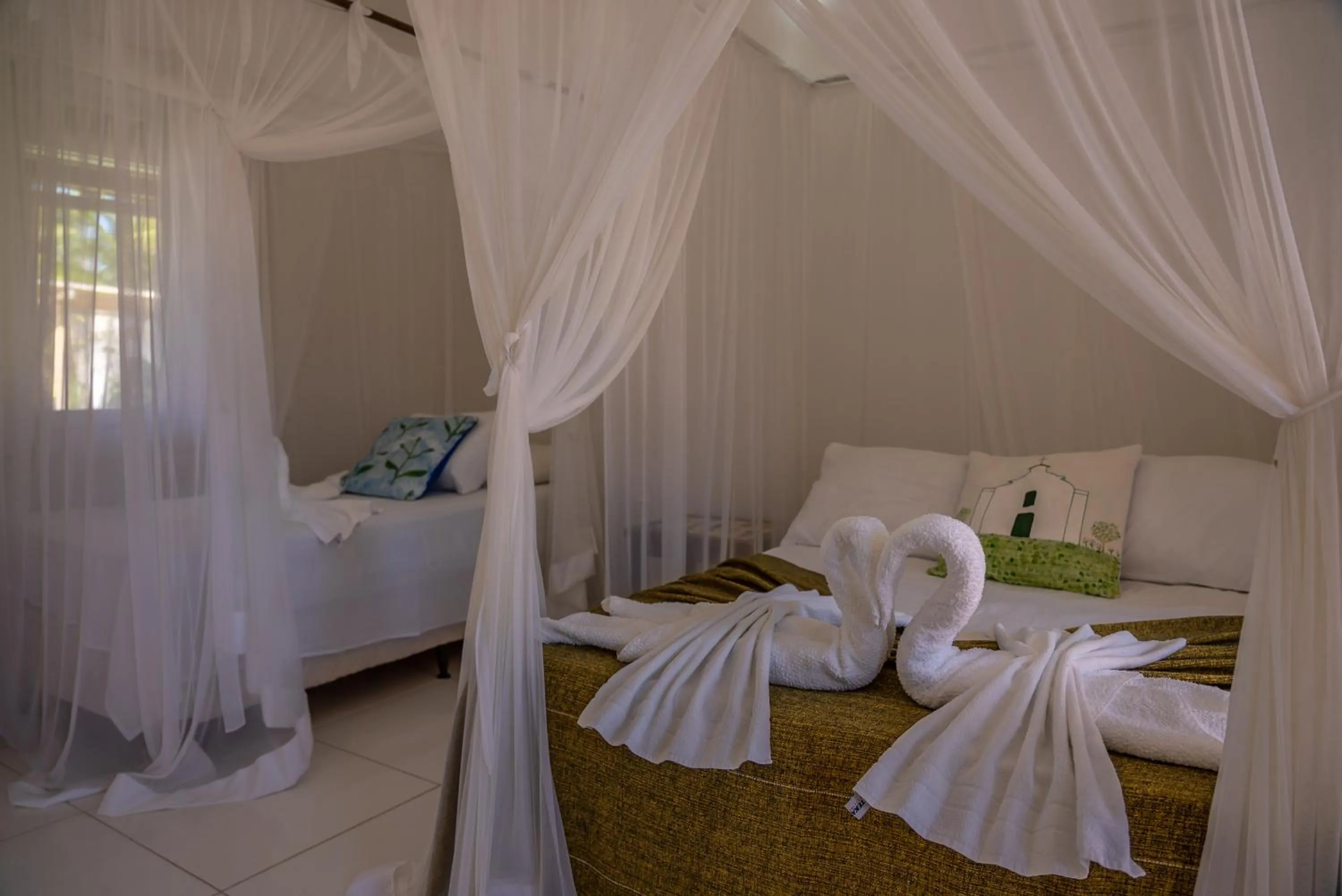 Bed in Pousada Recanto Trancoso