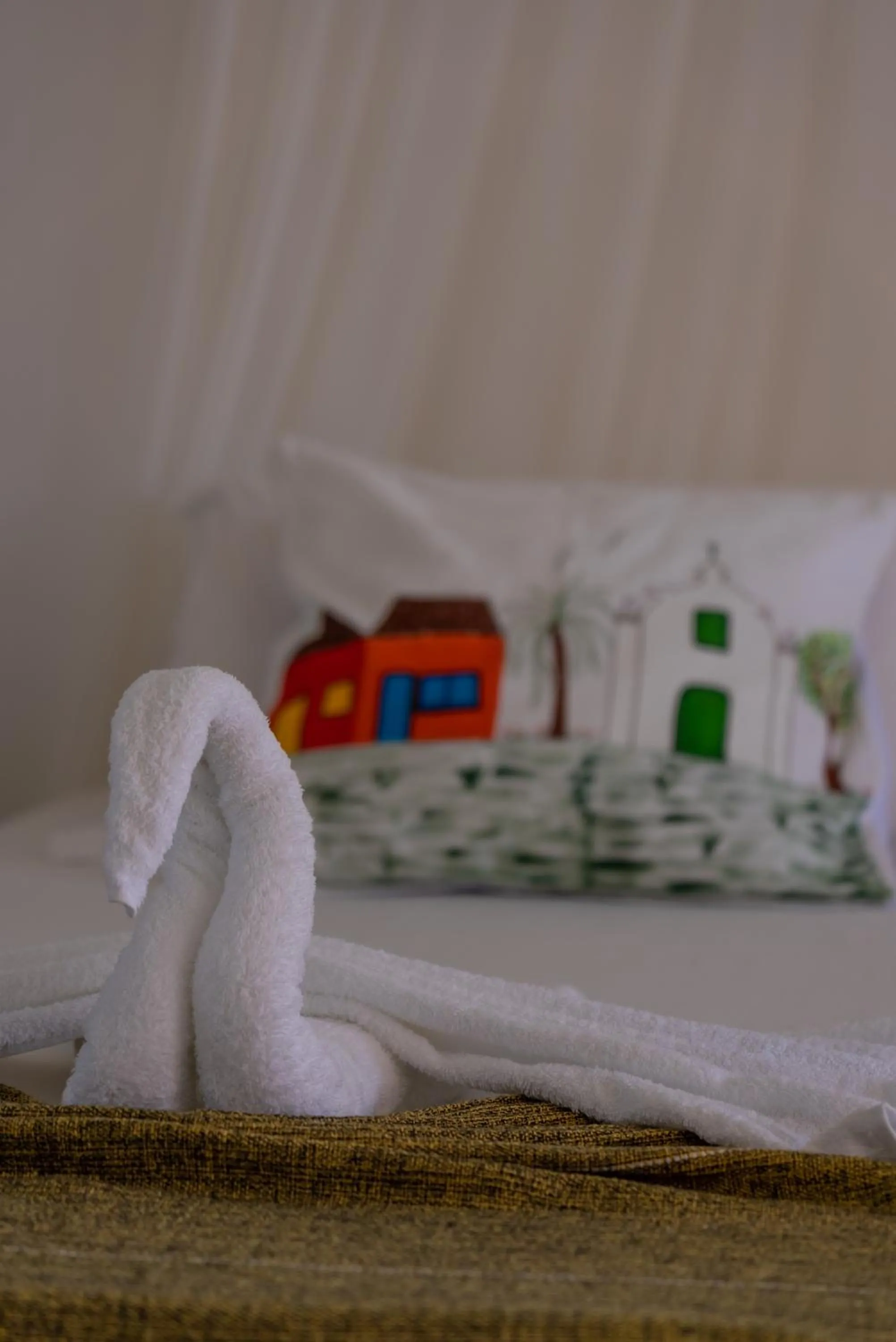 Decorative detail, Bed in Pousada Recanto Trancoso