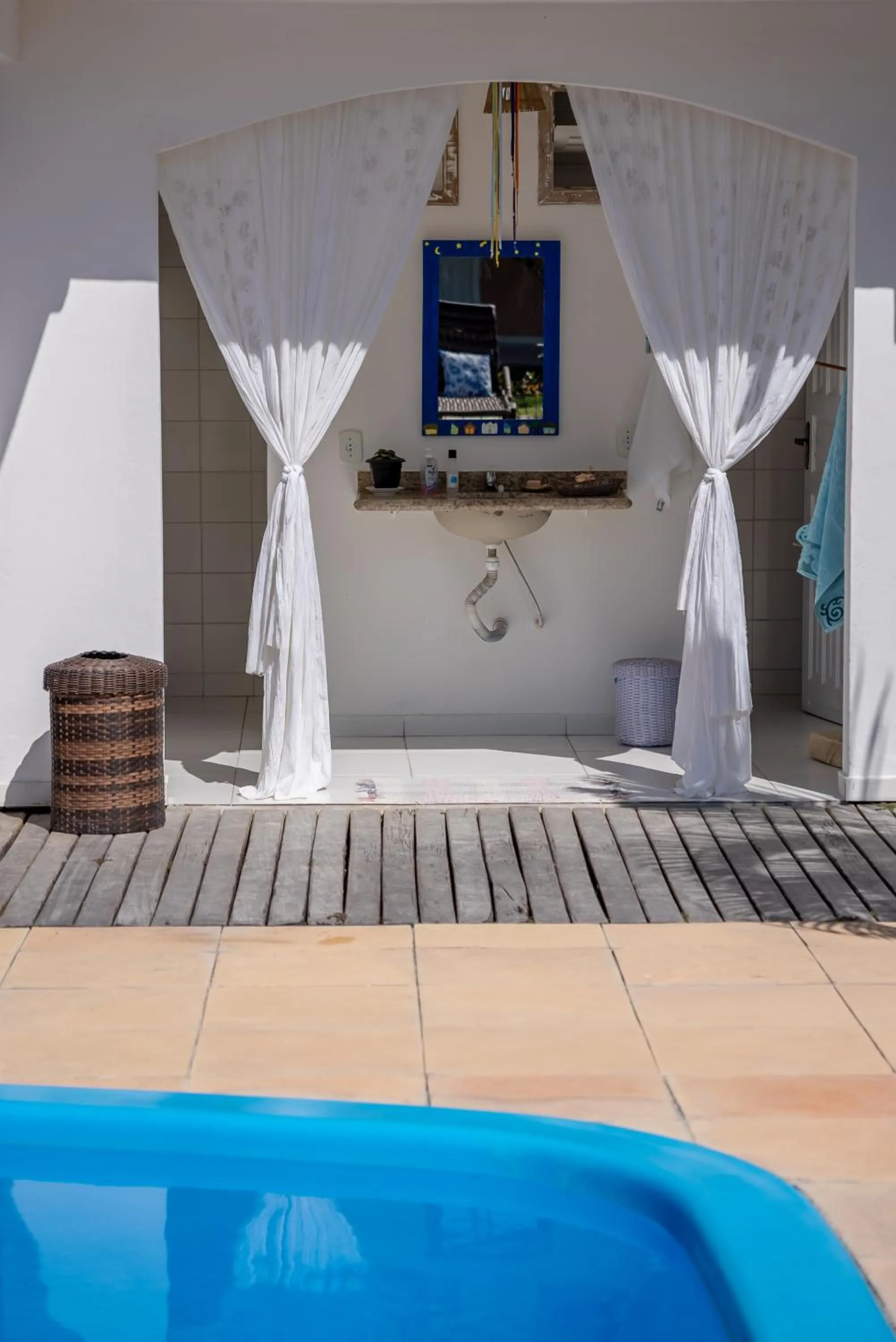 Swimming pool in Pousada Recanto Trancoso