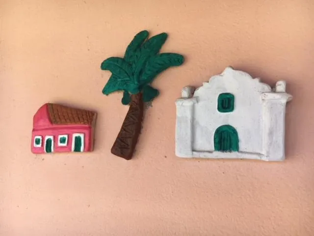 Decorative detail in Pousada Recanto Trancoso