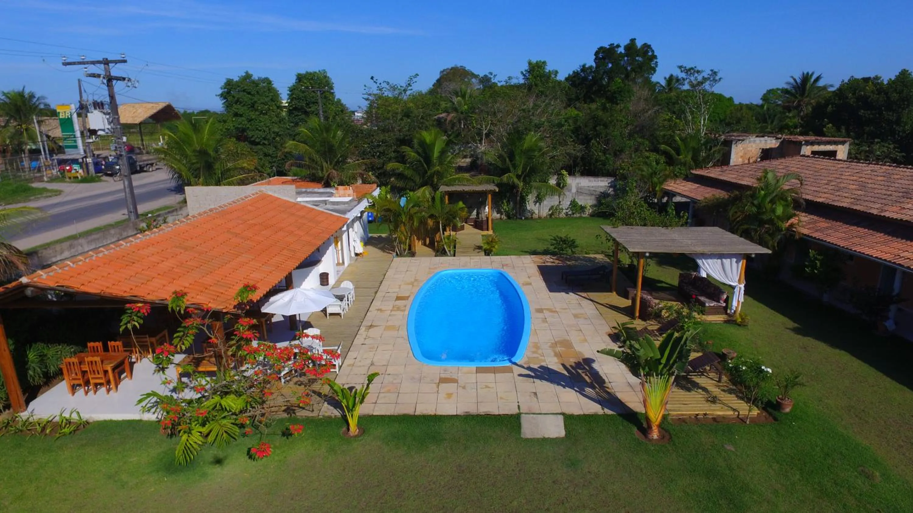 Bird's eye view in Pousada Recanto Trancoso