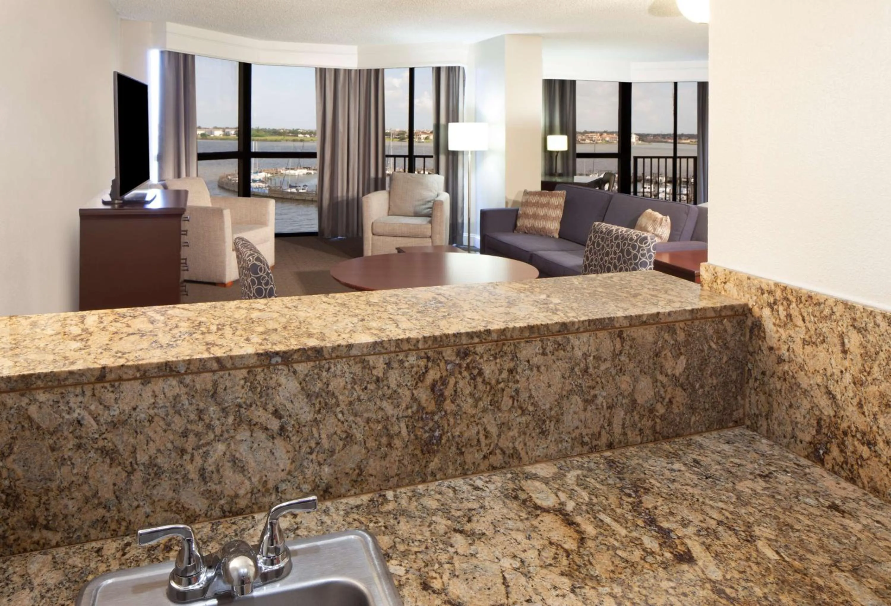 Living room in Hilton Houston NASA Clear Lake