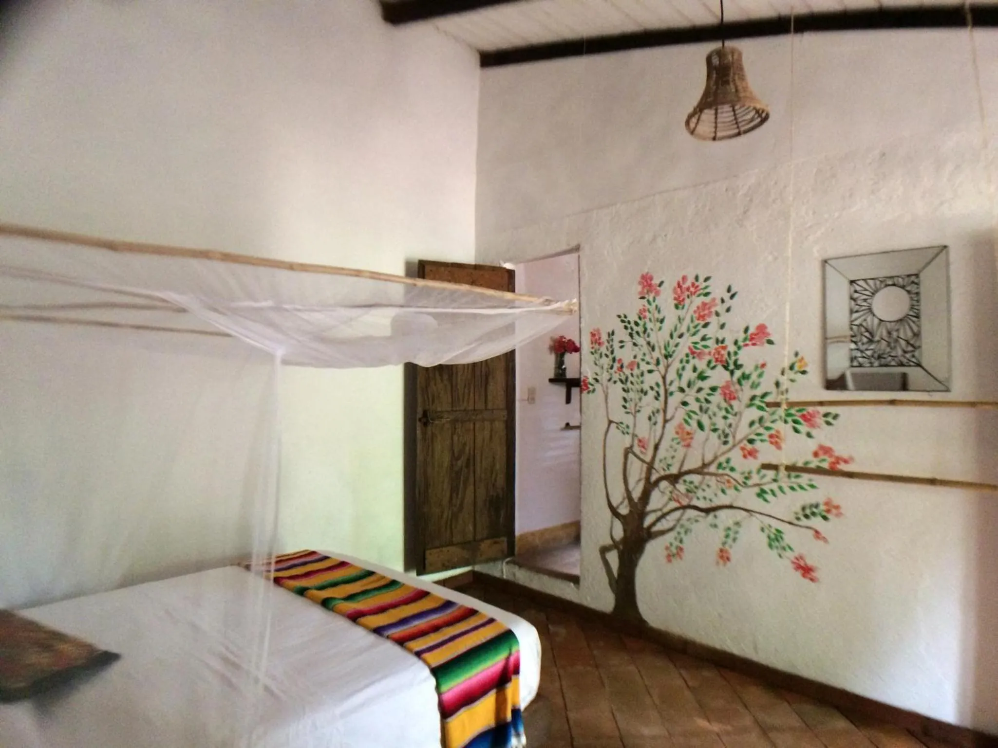 Bed in Posada Mexico