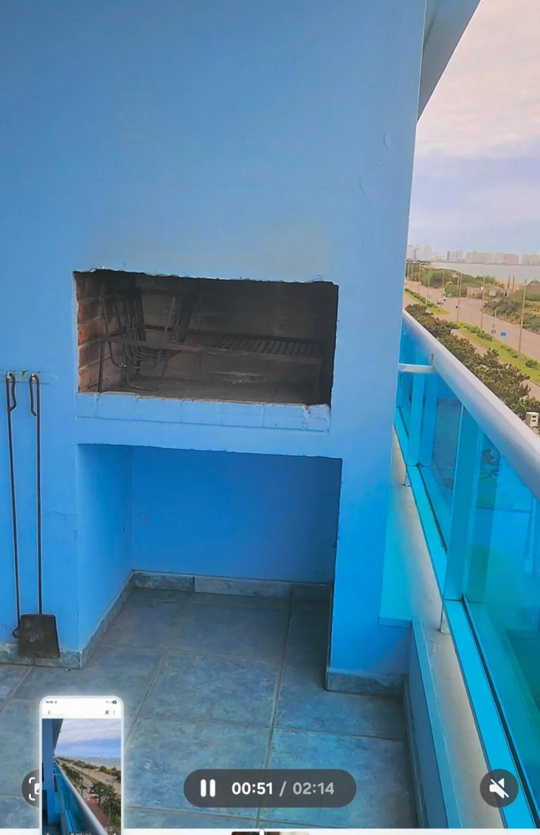 Balcony/Terrace in Apart Hotel Punta Azul