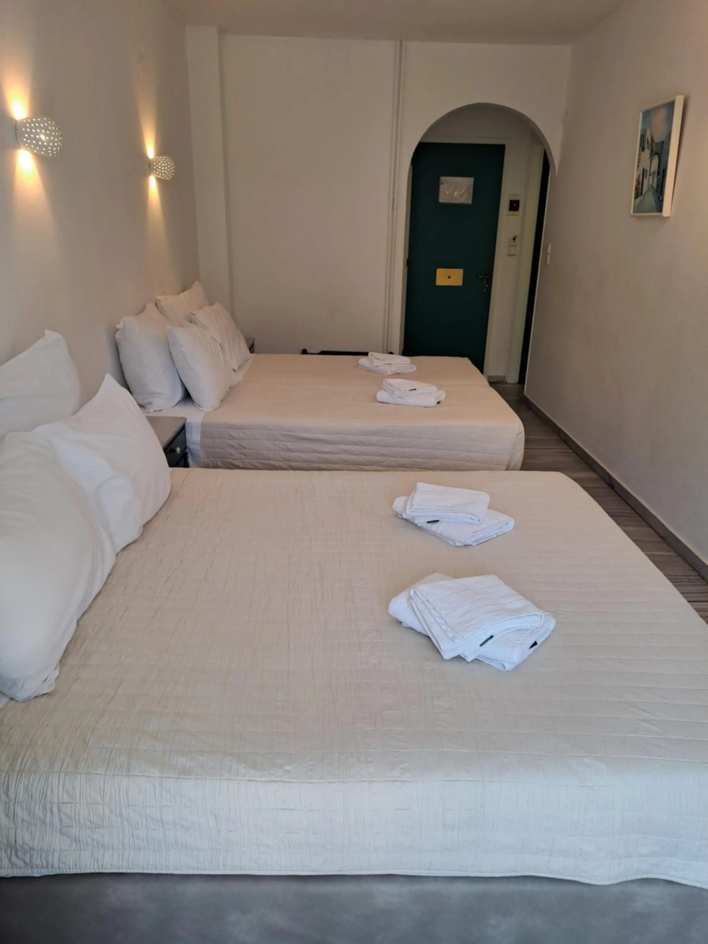 Bedroom, Bed in Hotel Aegeon