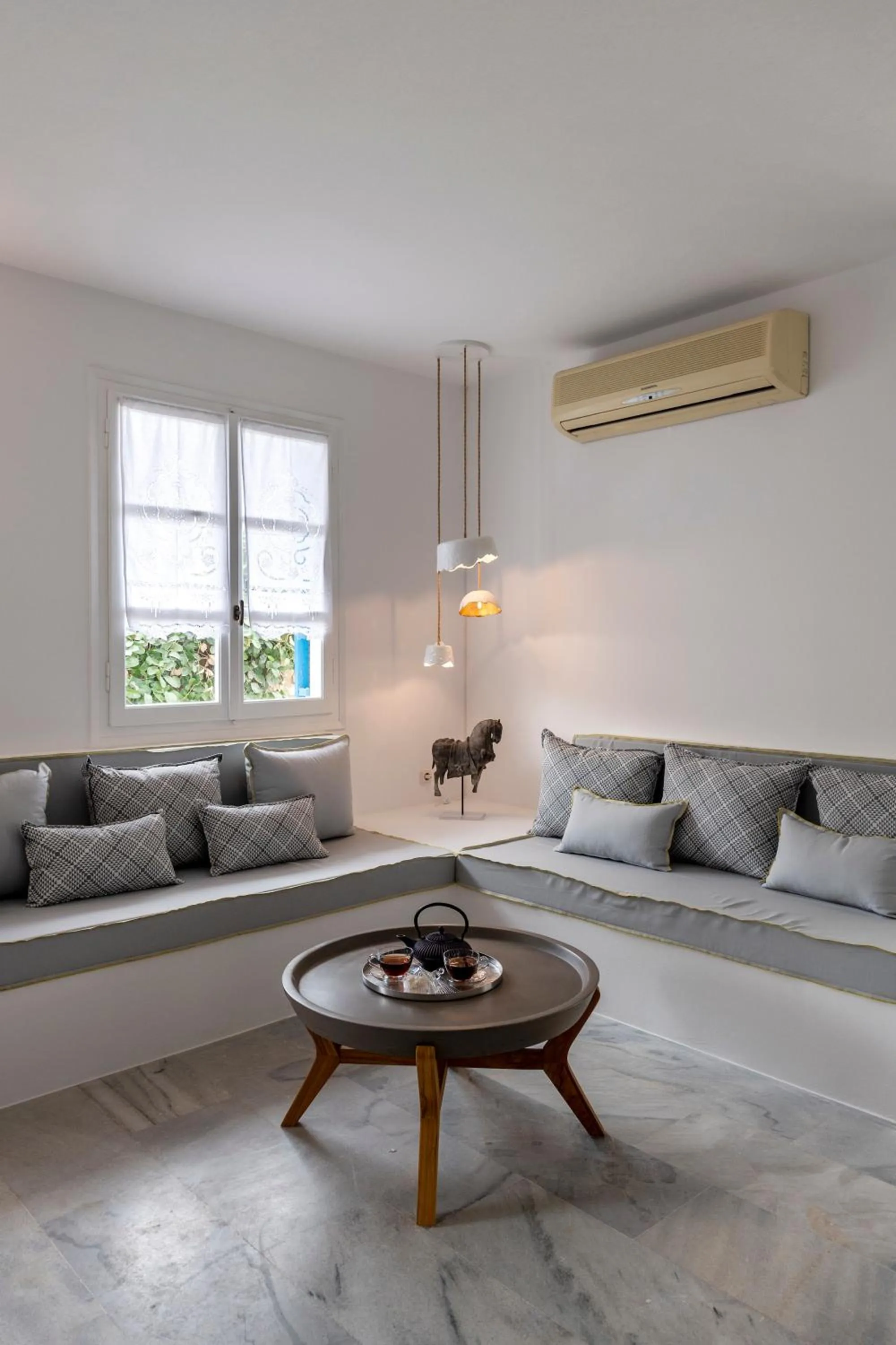 Living room in Hotel Aegeon