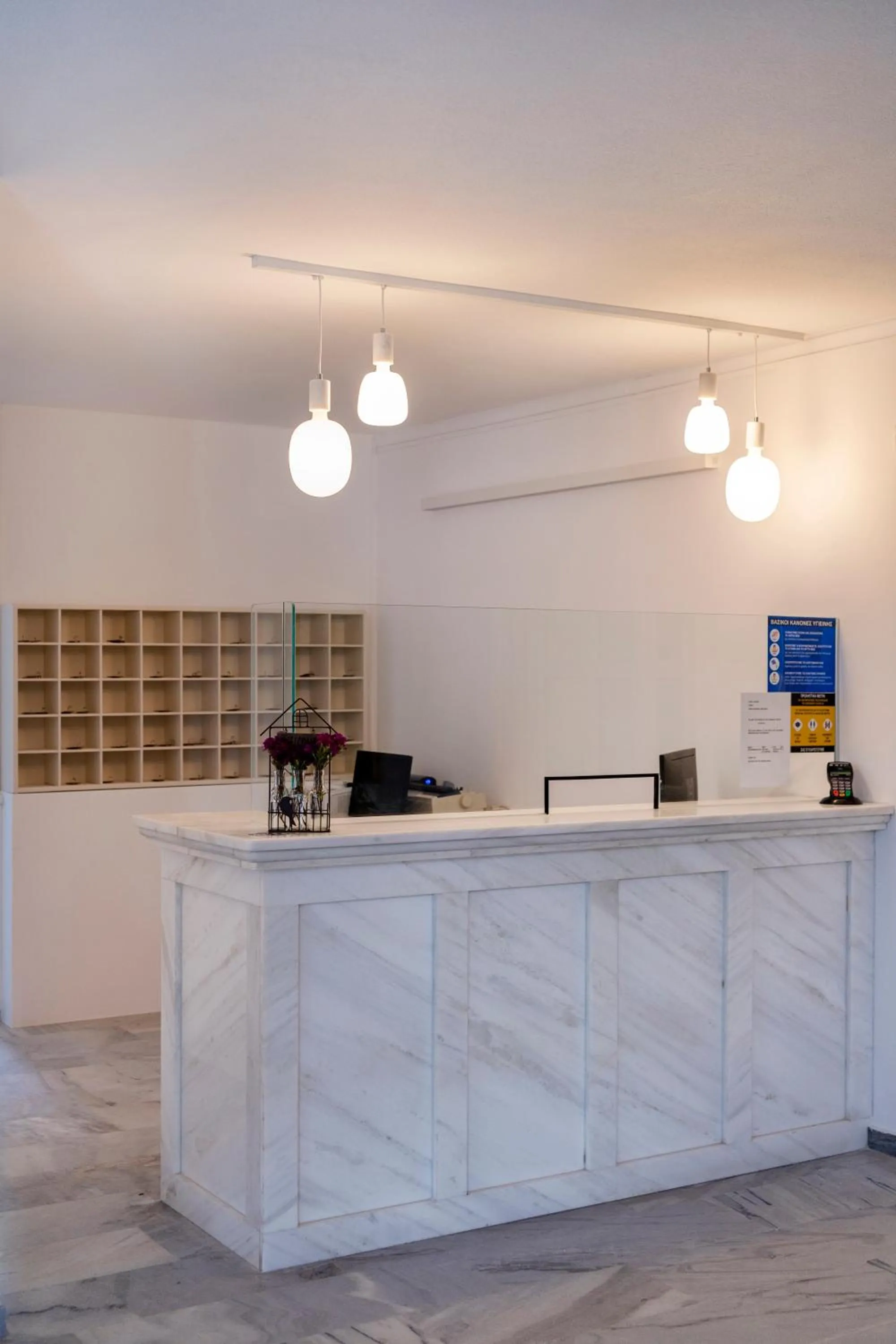 Lobby or reception in Hotel Aegeon