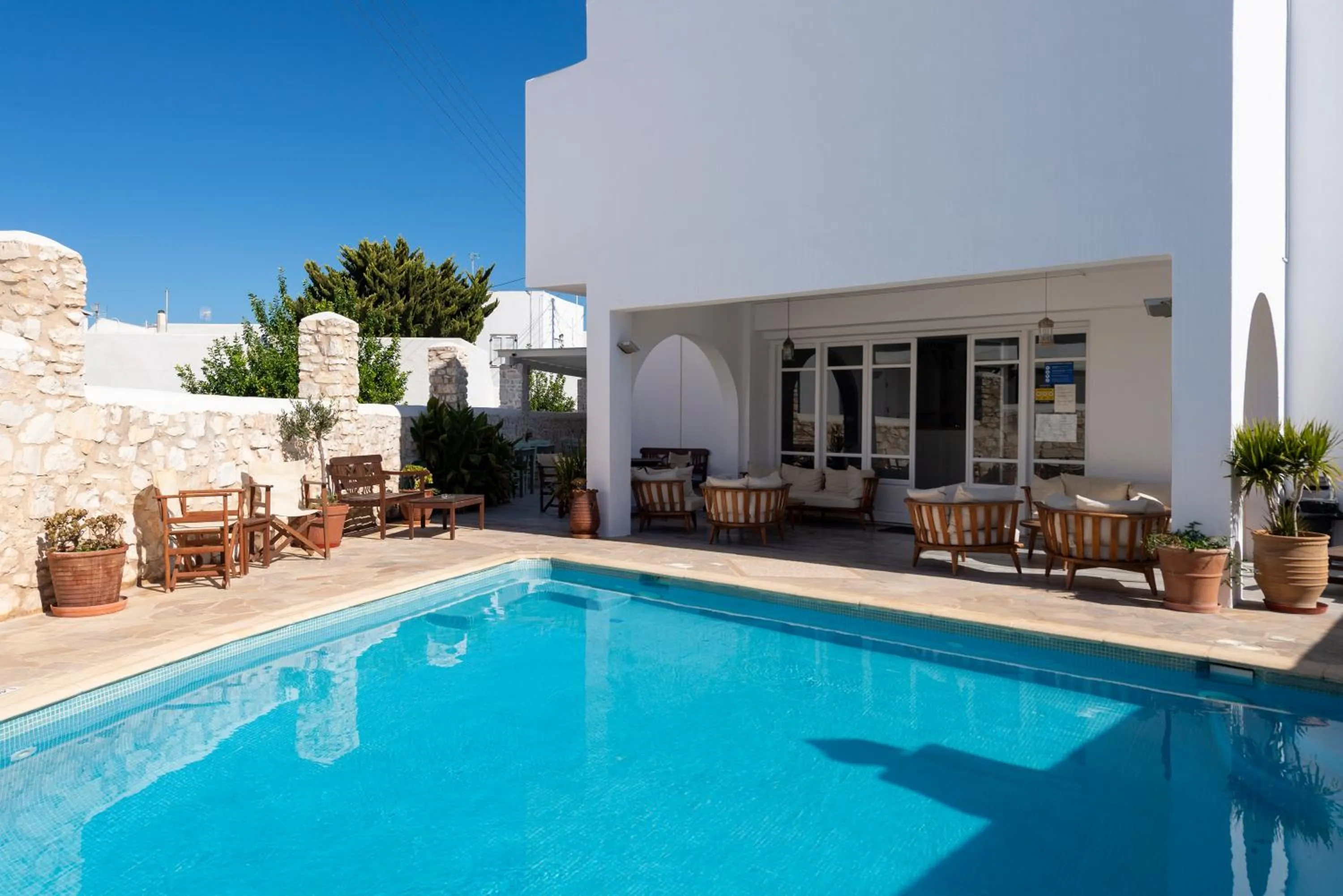 Swimming pool in Hotel Aegeon