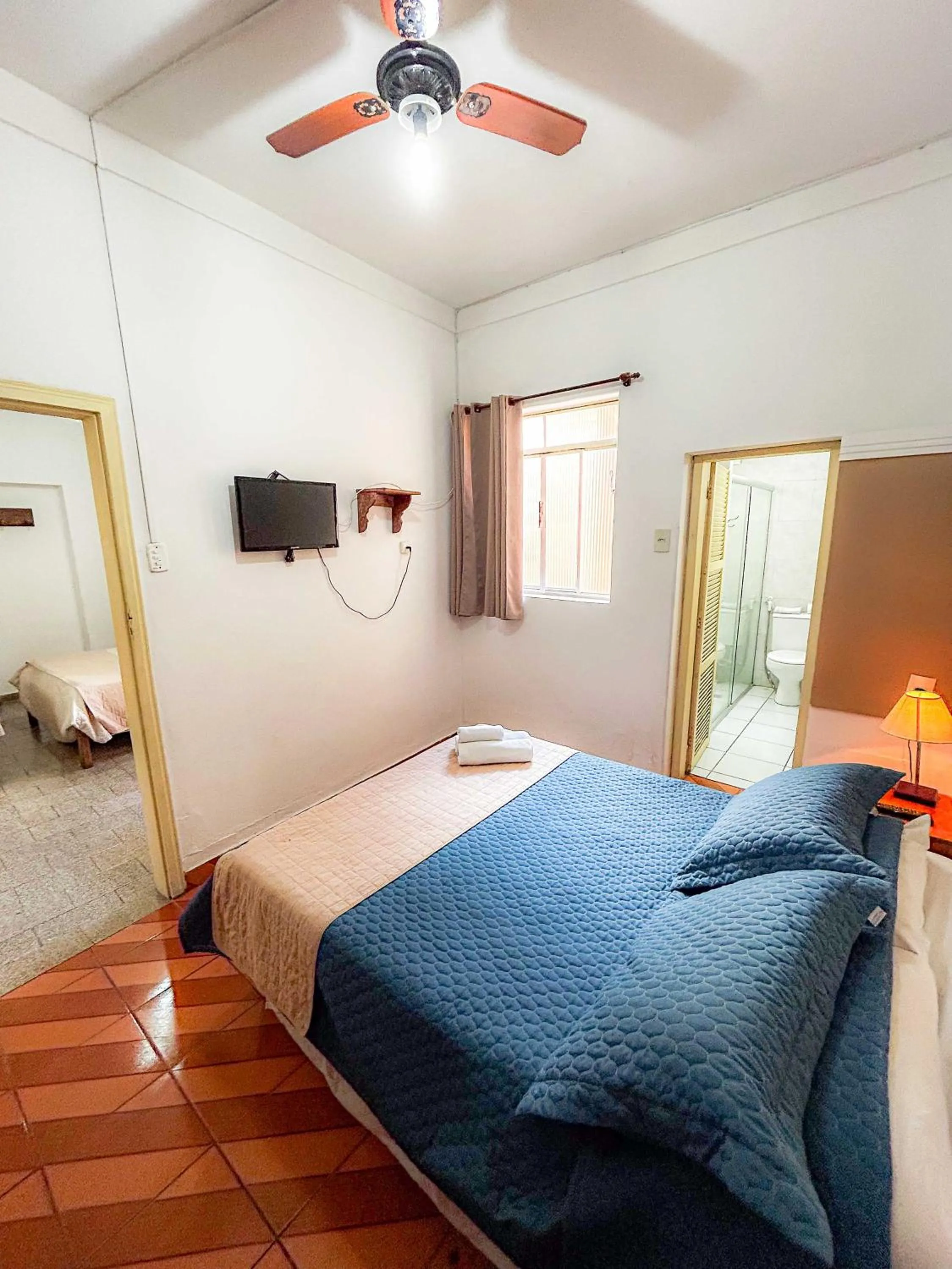 Bed in Pousada dos Sinos