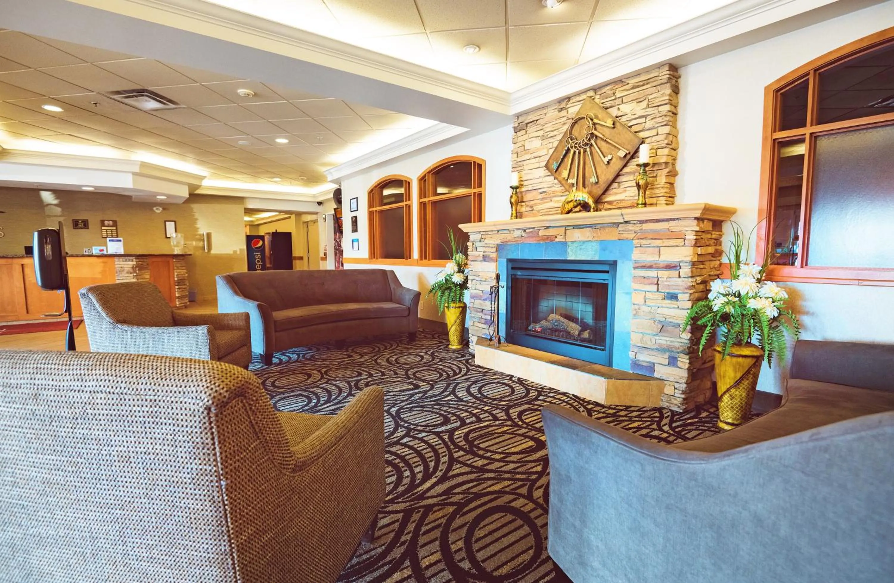 Lobby or reception in Rosslyn Inn & Suites