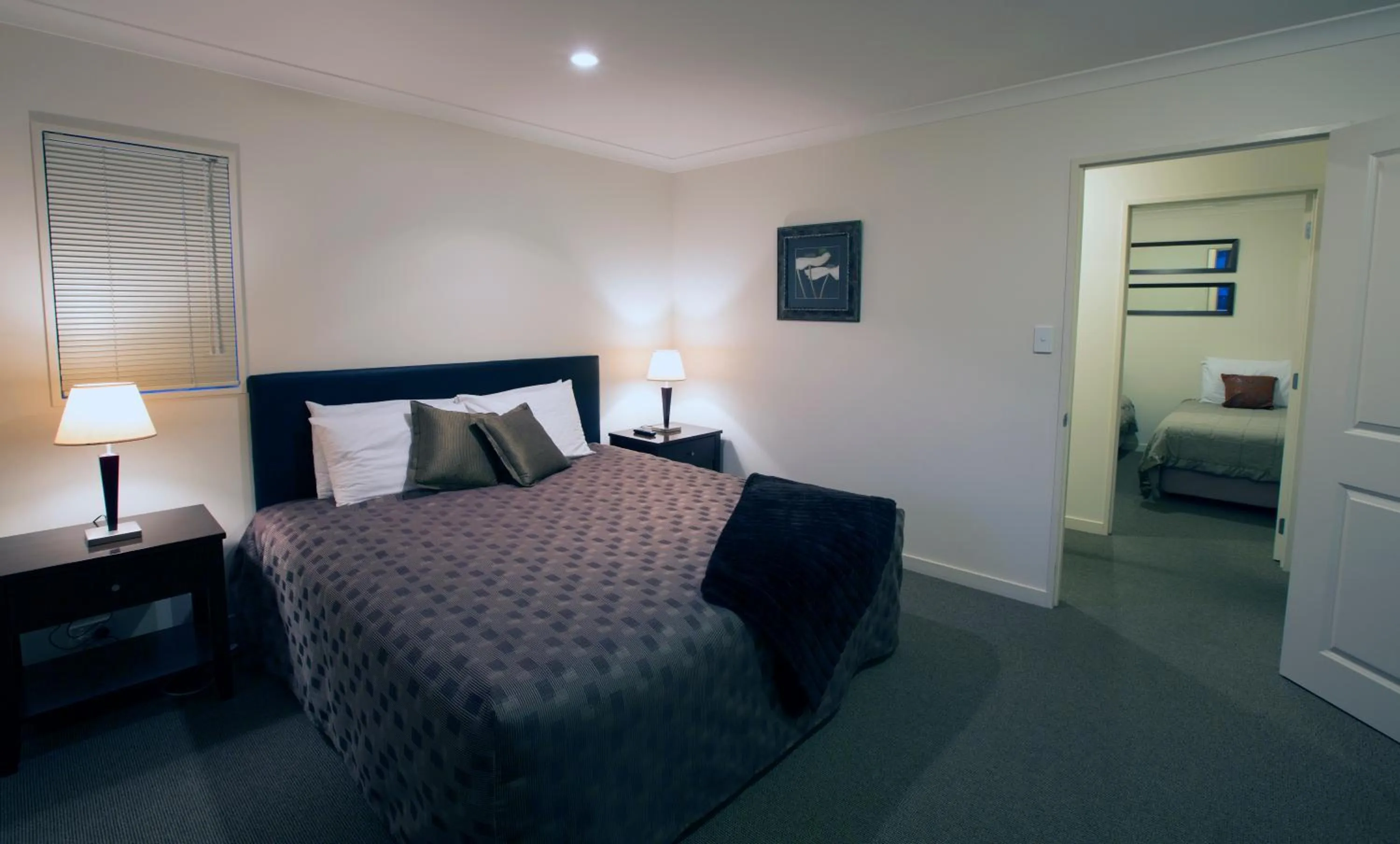 Bed in Hanmer Springs Retreat