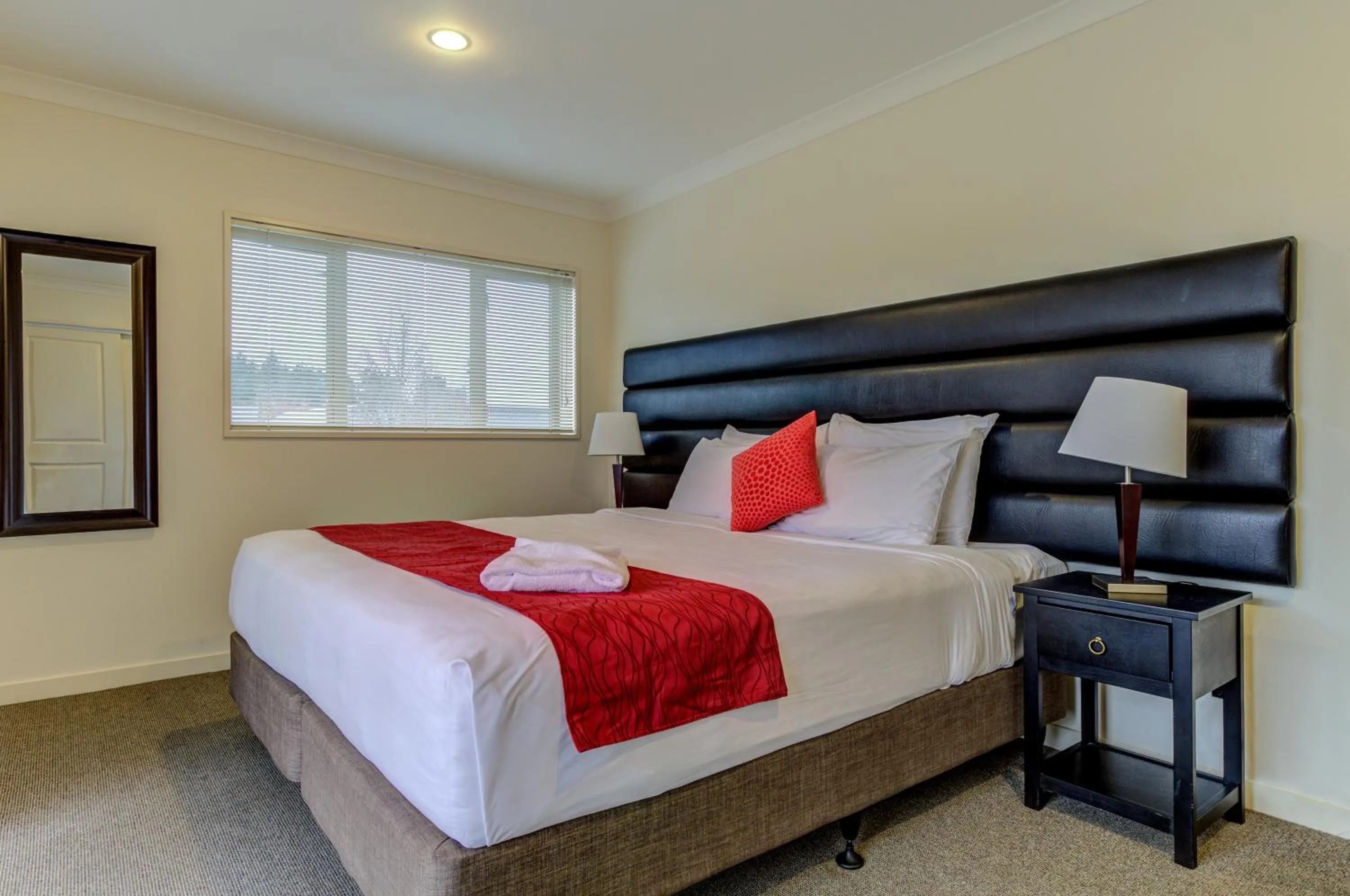 Bed in Hanmer Springs Retreat