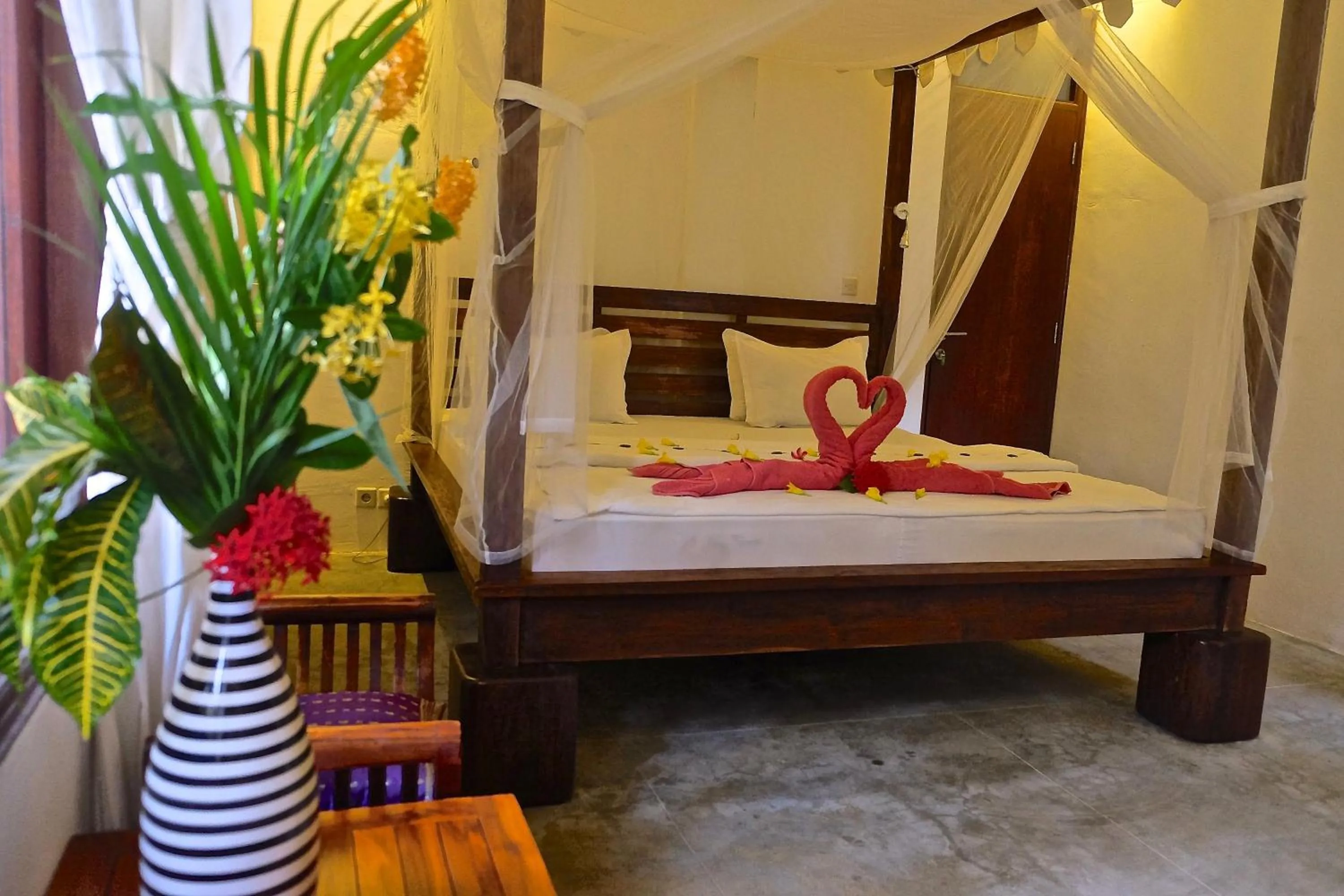 Bedroom, Bed in Villa Boreh Beach Resort and Spa