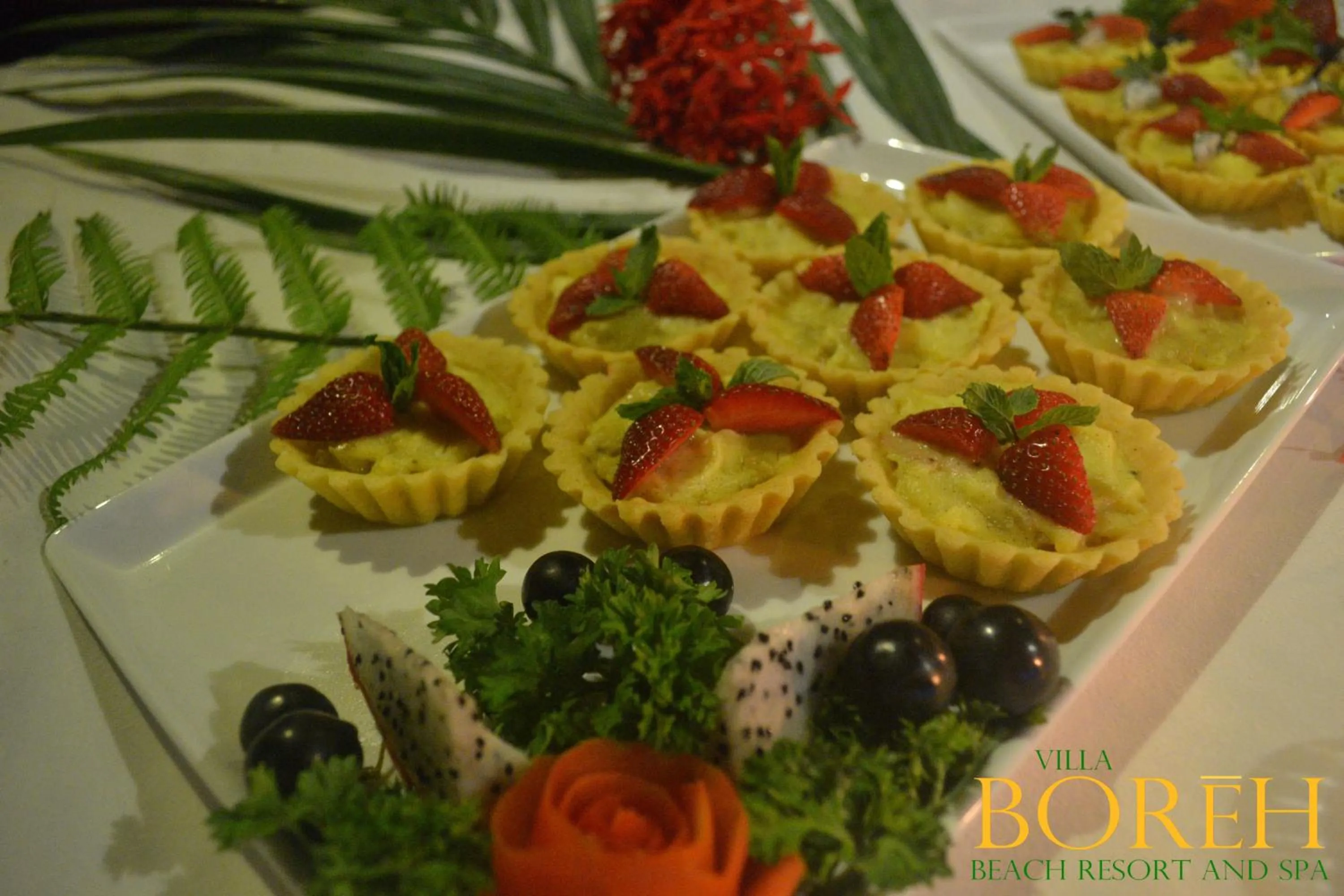 Restaurant/places to eat in Villa Boreh Beach Resort and Spa