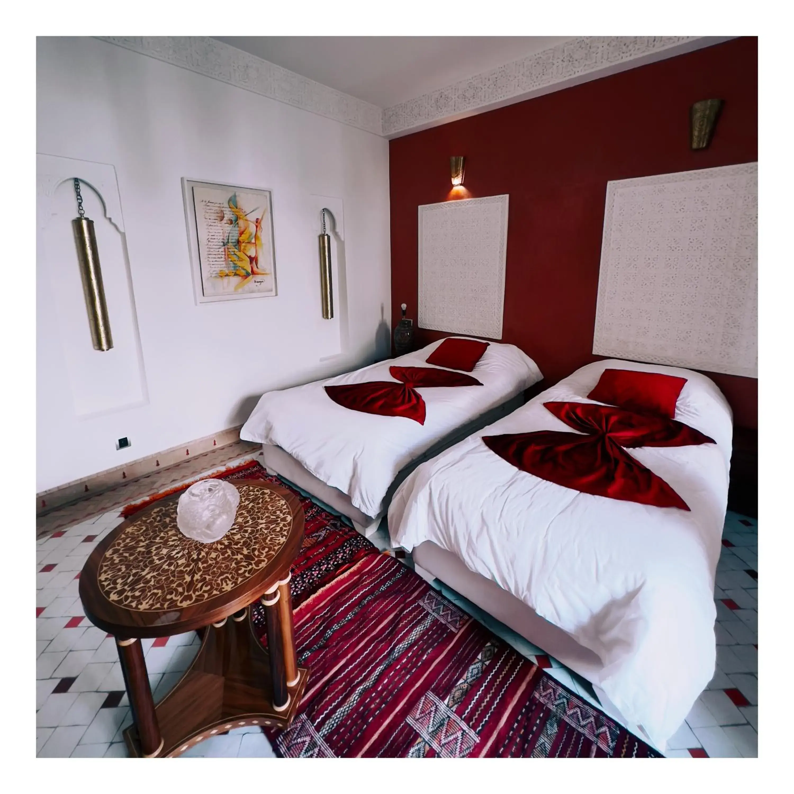 Deluxe Triple Room in Palais Nejma oriental Deluxe Triple Room in Palais Nejma oriental