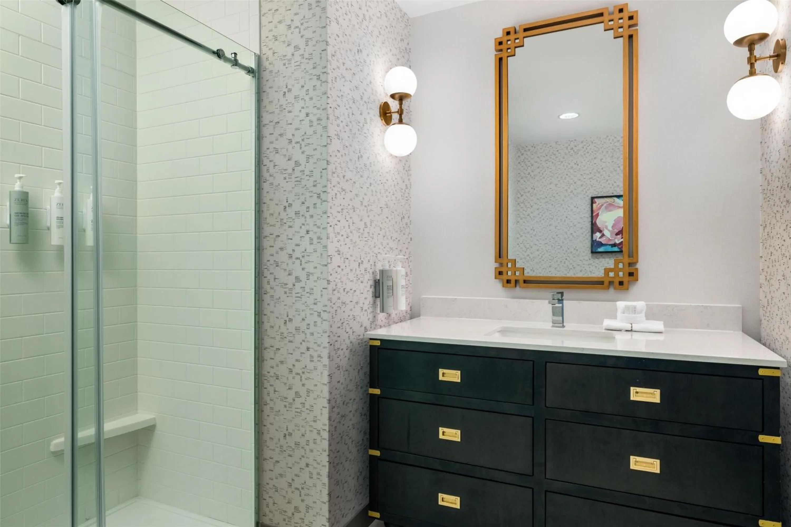 Bathroom in Hilton Garden Inn Indianapolis Downtown