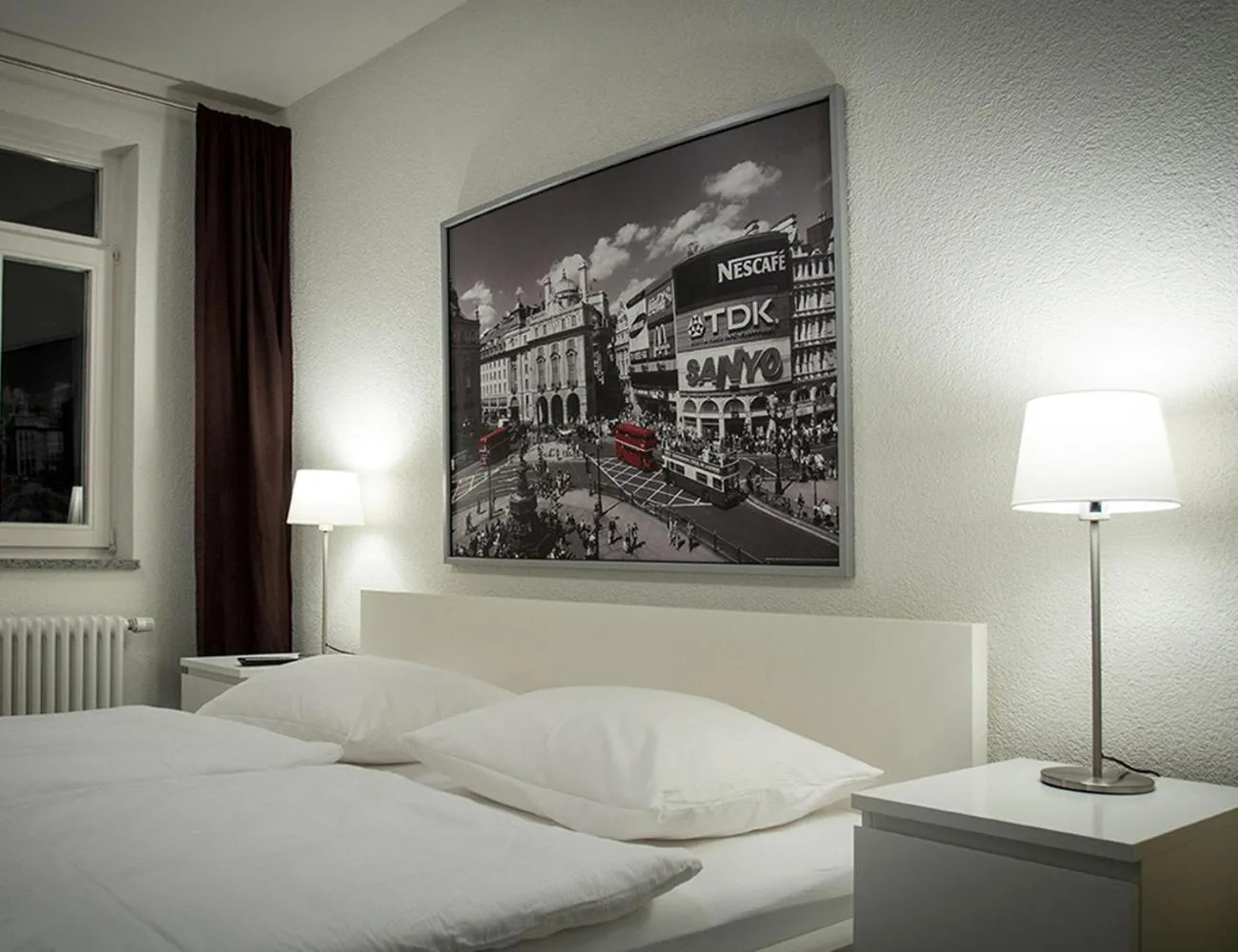 Bedroom, Bed in Hotel Krone Zentrum