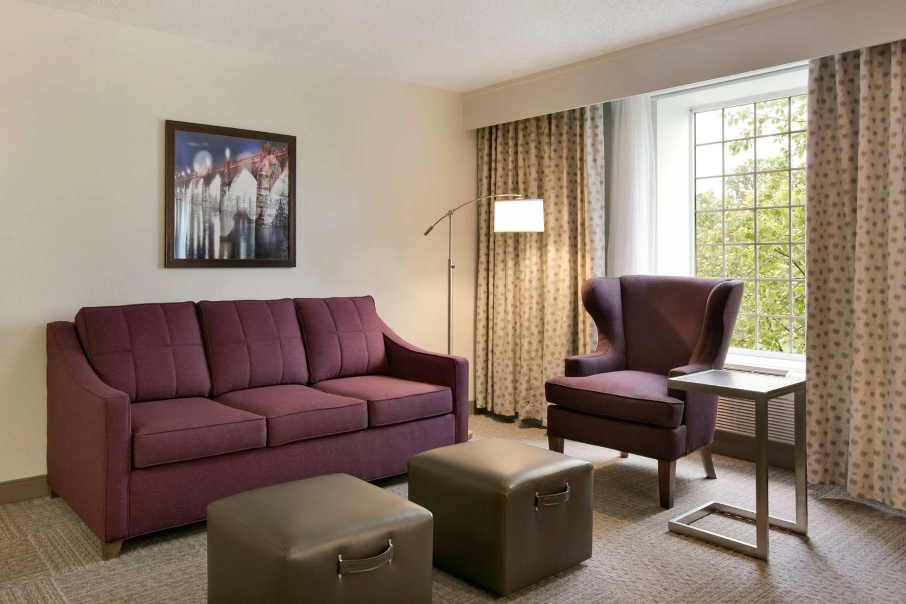 Living room in Hampton Inn & Suites Hershey