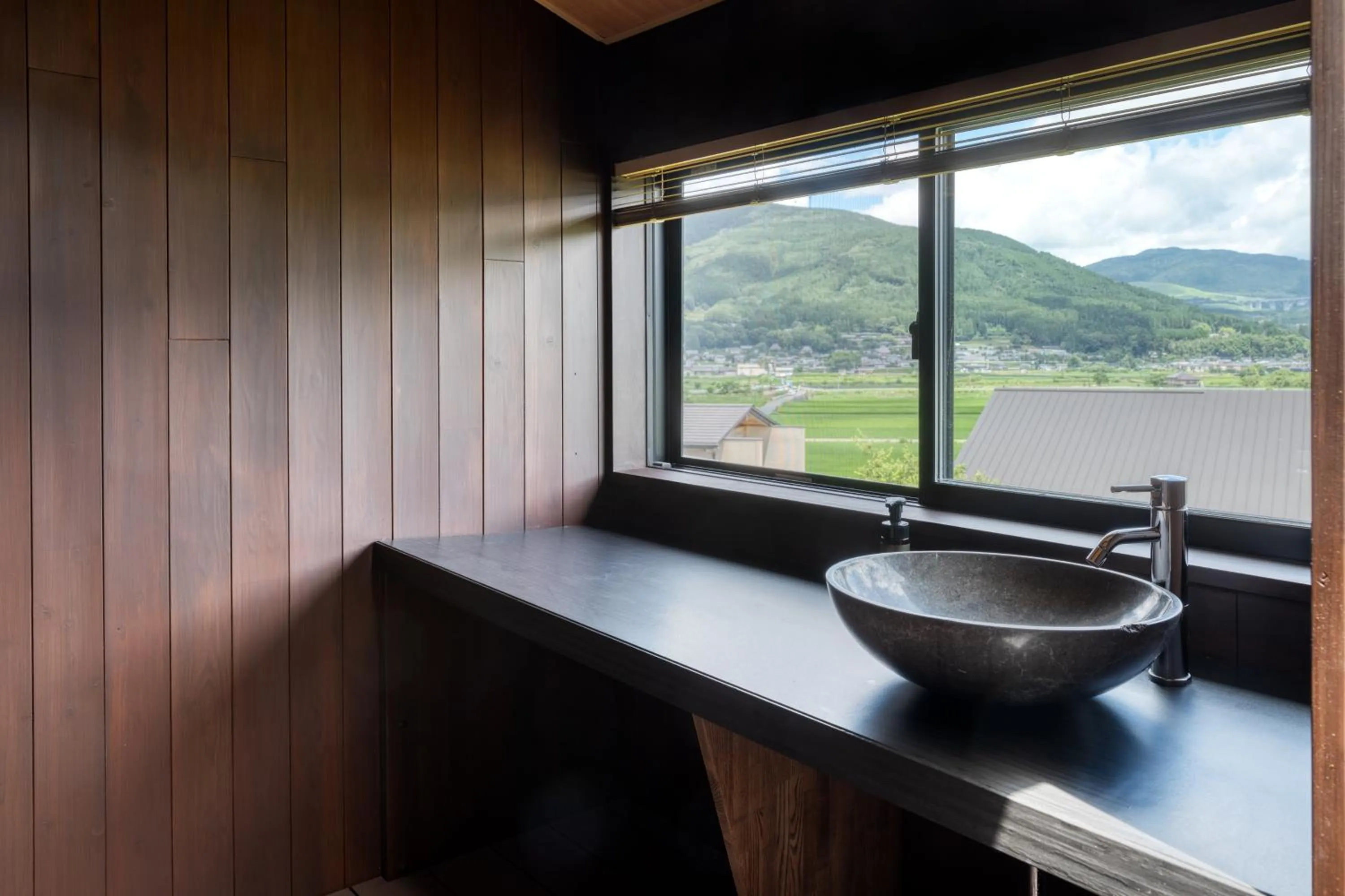 Bathroom in Yufuin Onsen Toshoan