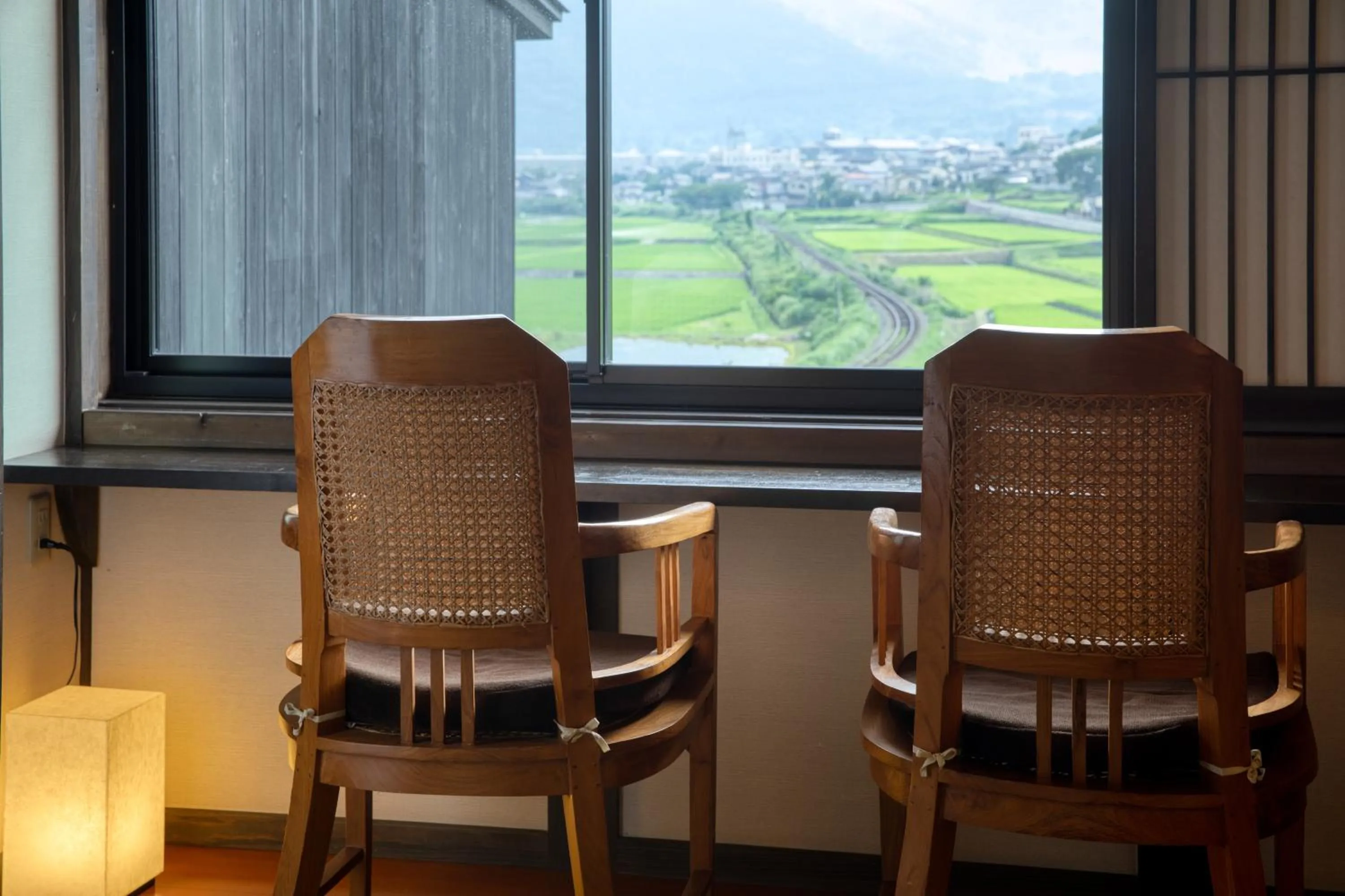 Mountain view in Yufuin Onsen Toshoan