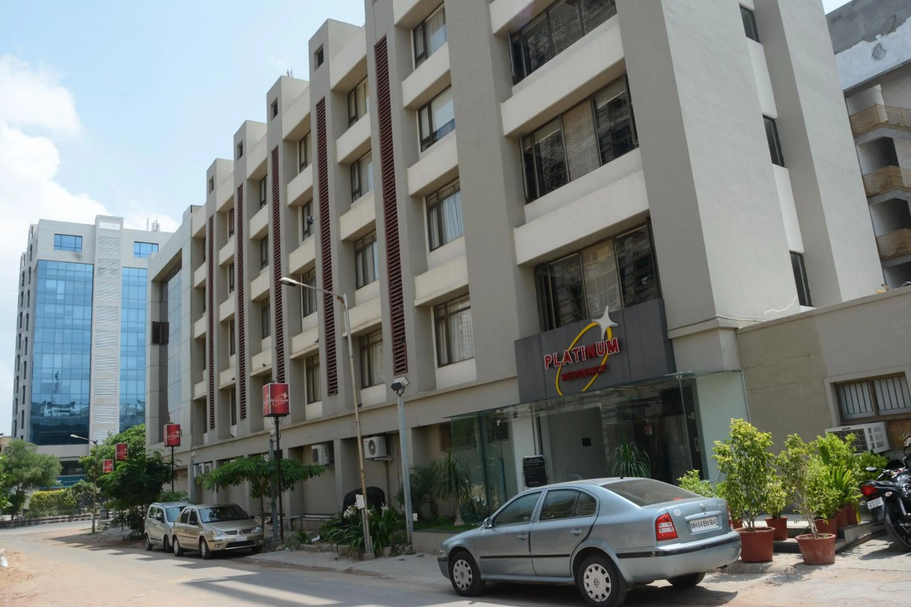 Property building in Hotel Platinum Residency