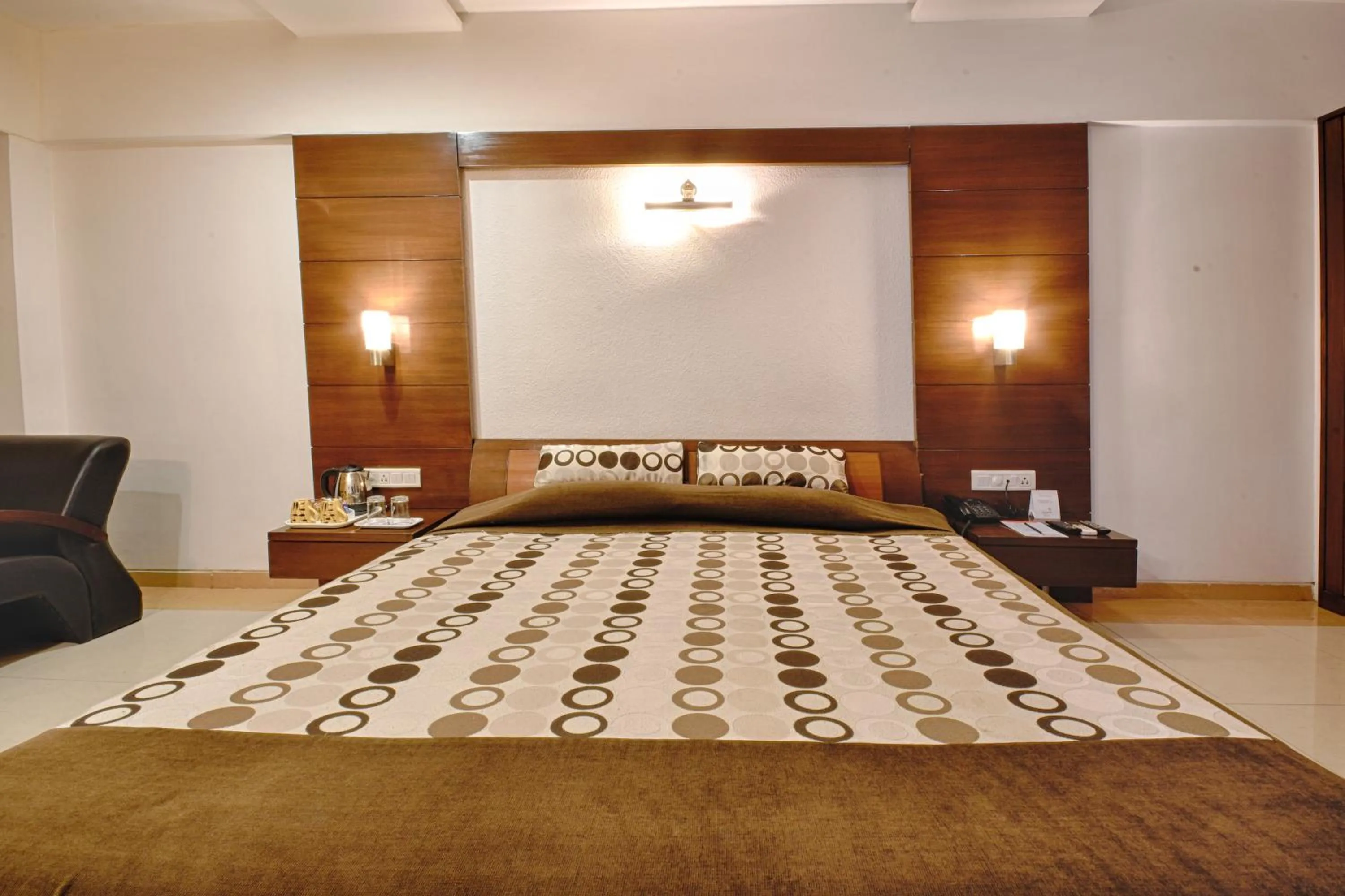 Bed in Hotel Platinum Residency