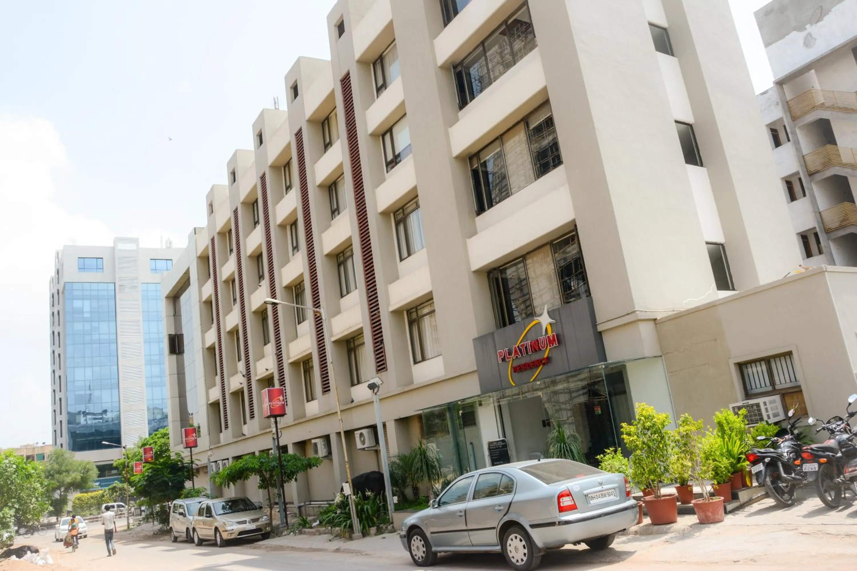 Property building in Hotel Platinum Residency