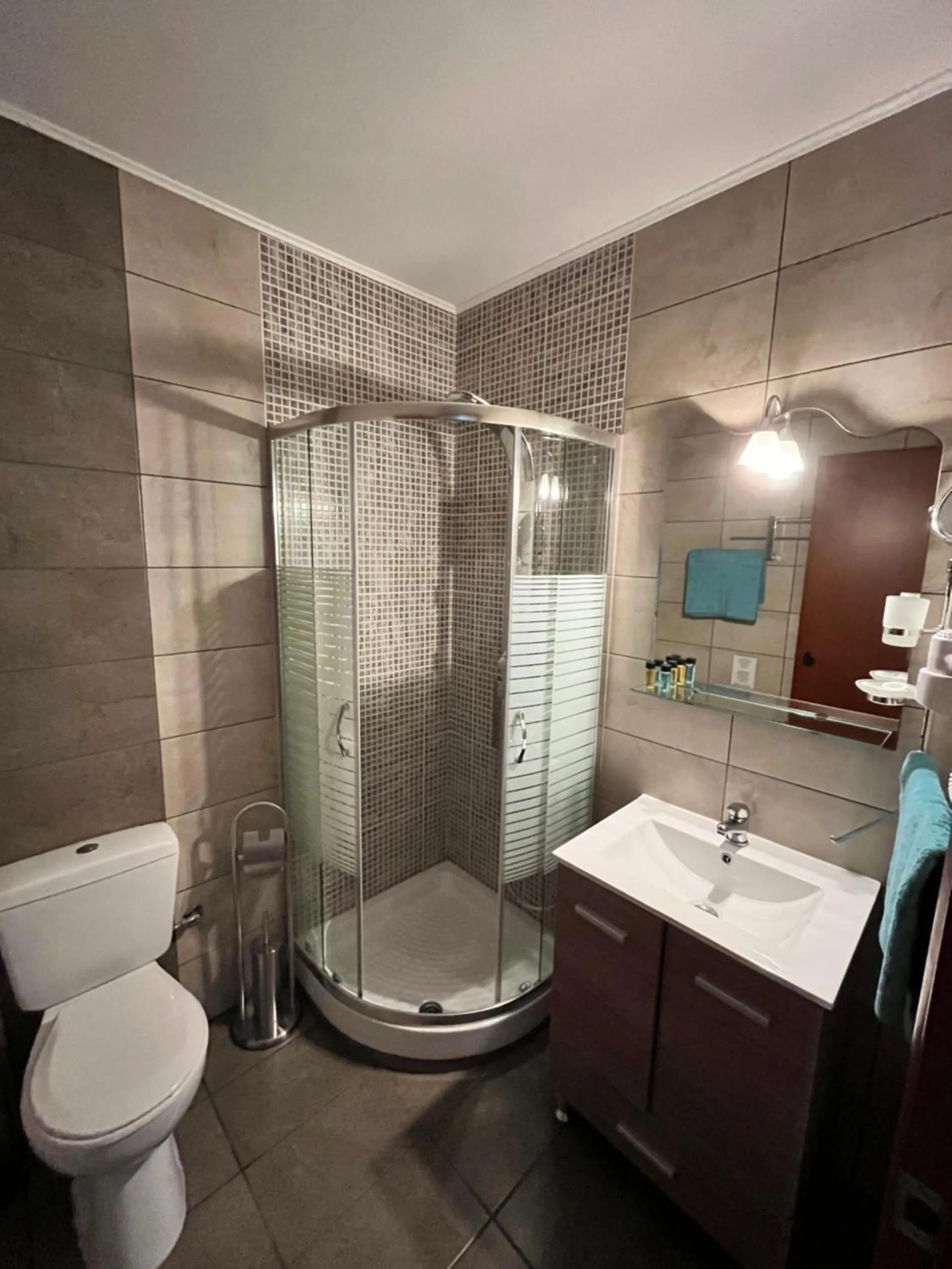 Bathroom in Iolkos Hotel Apartments