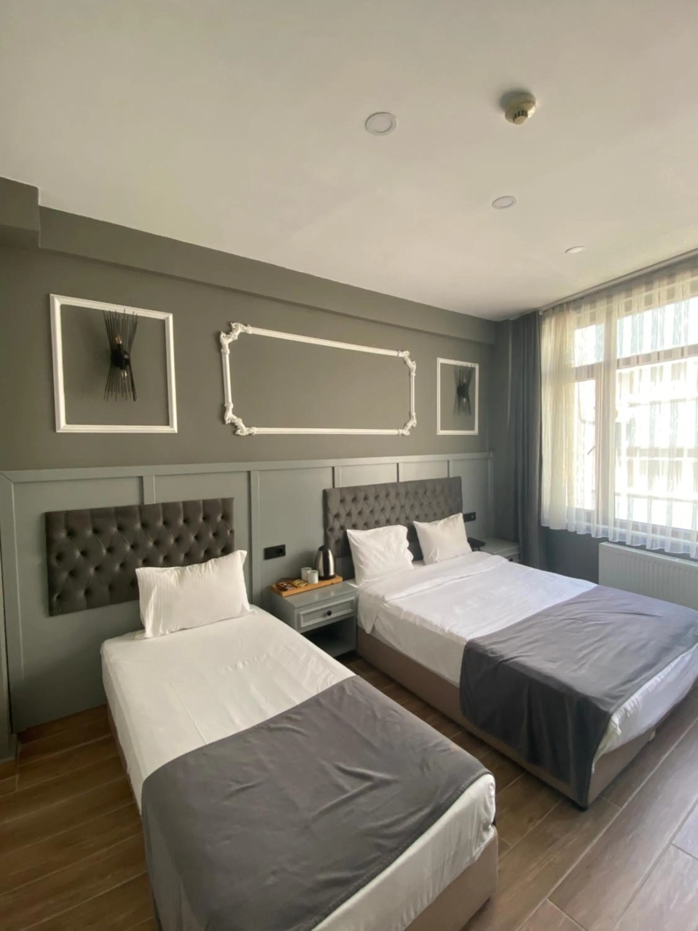 Bed in Ortakoy Aysem Sultan Hotel