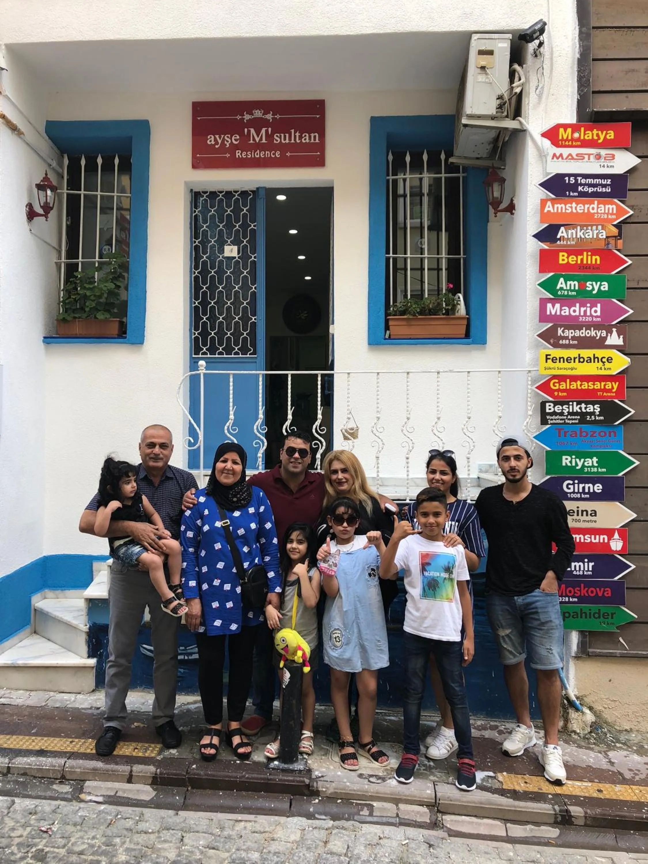 People in Ortakoy Aysem Sultan Hotel