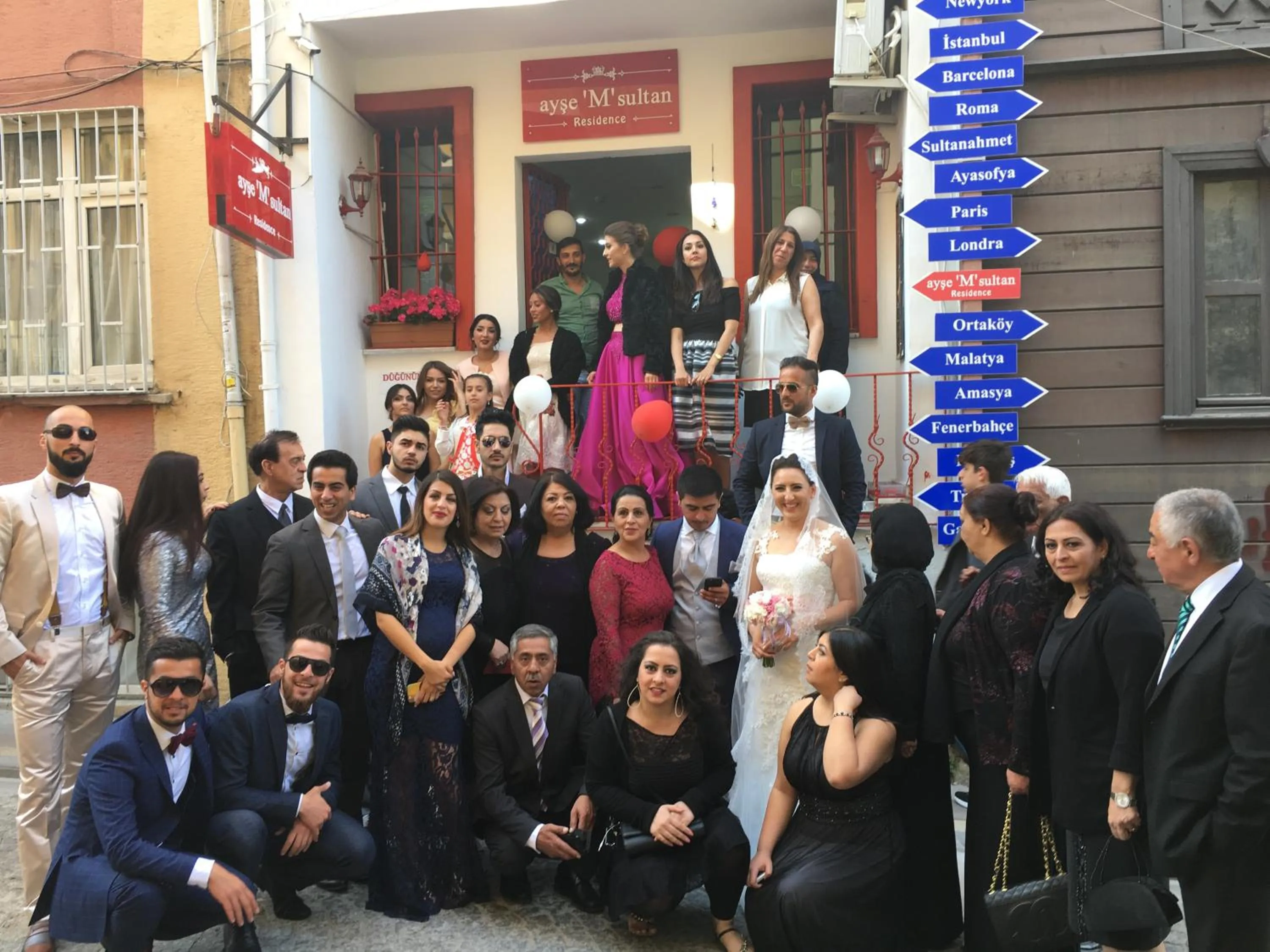 Guests in Ortakoy Aysem Sultan Hotel