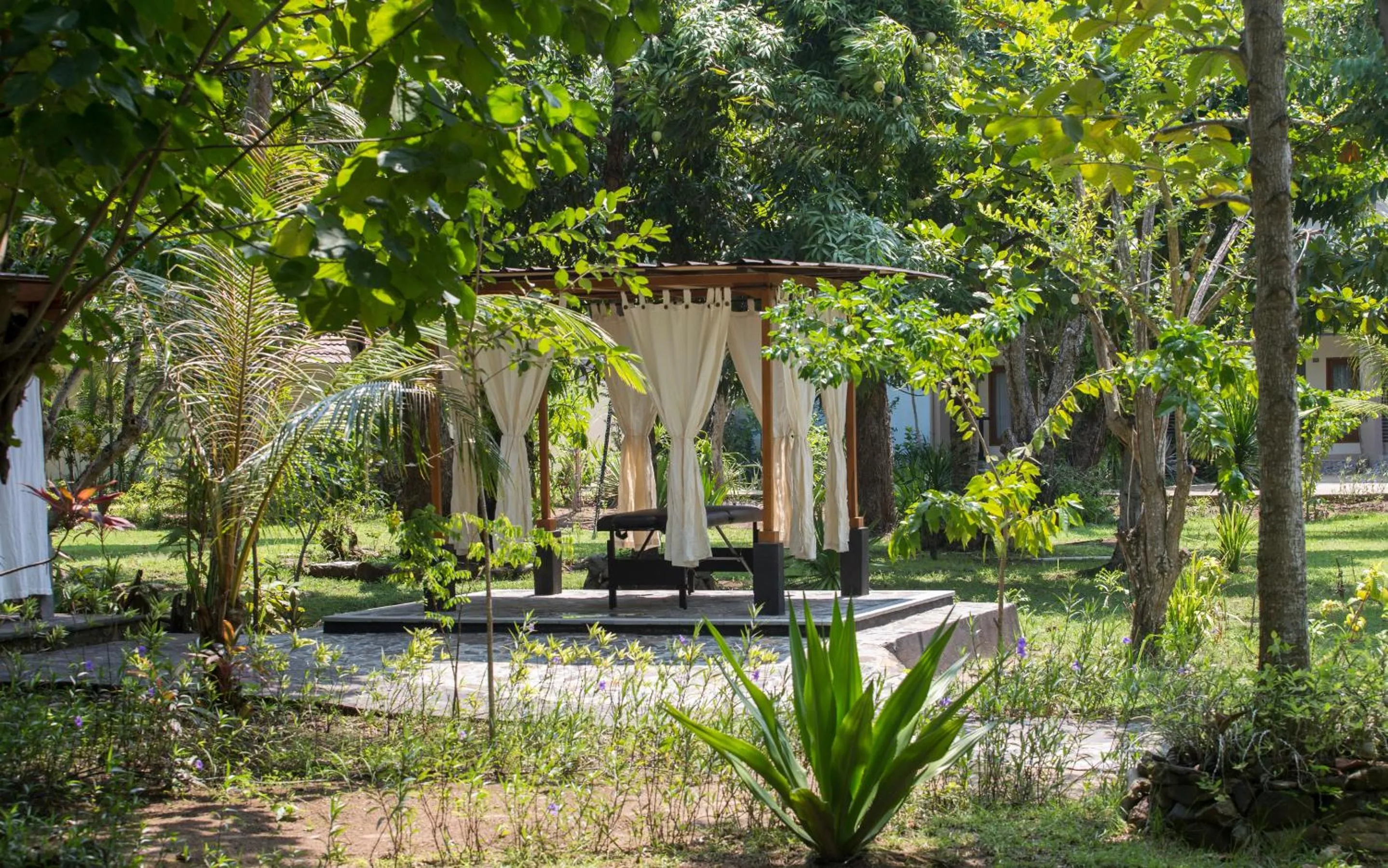 Garden in Puri Sari Beach Hotel