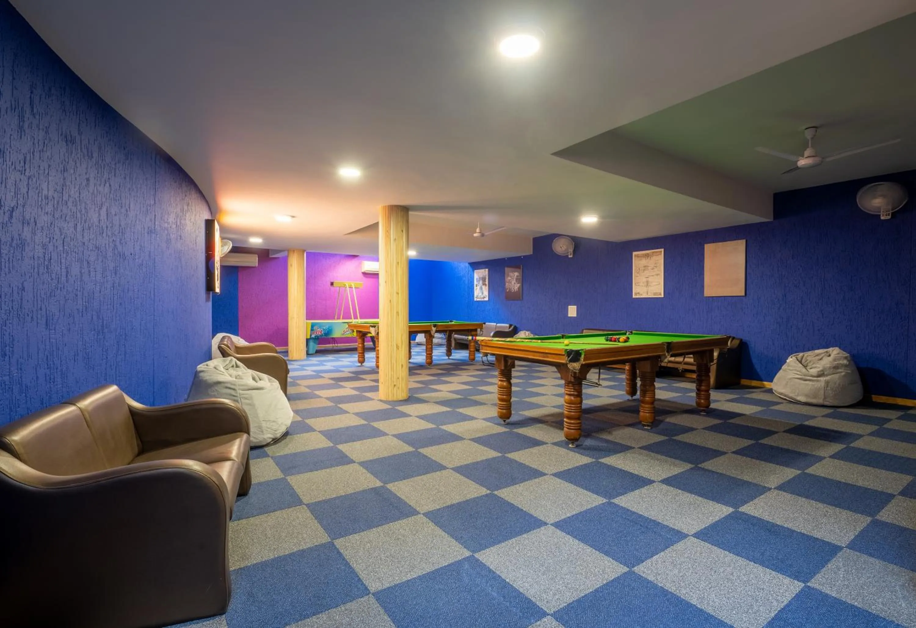 Game Room in Roadies Rostel - Best Adventure Resort in Ahmedabad
